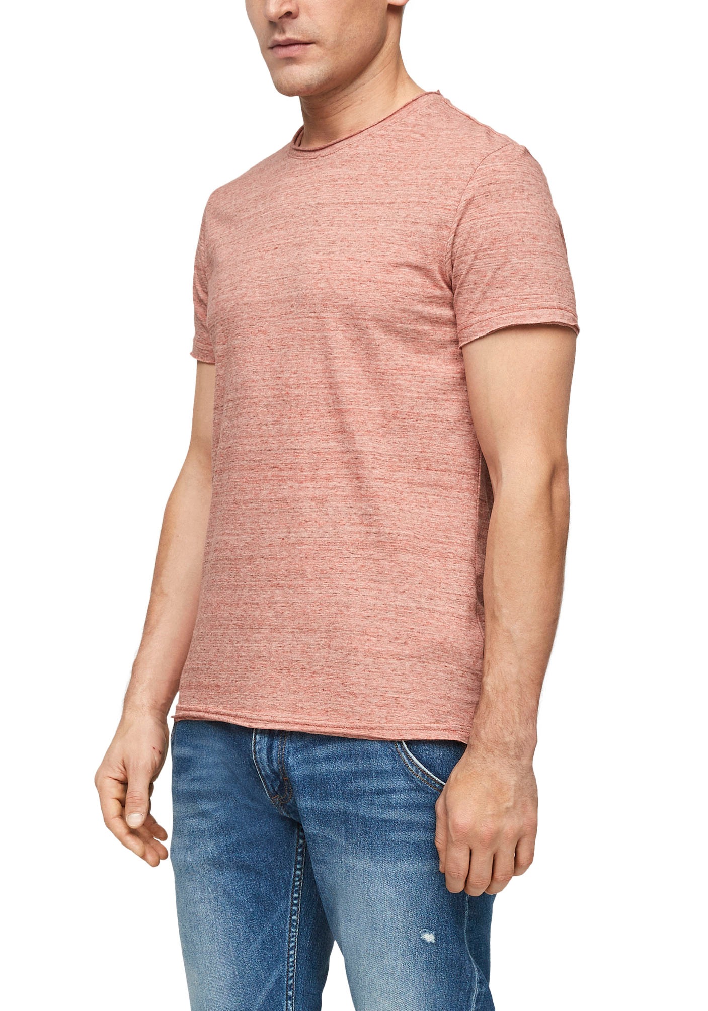 Image of Q/S by s.Oliver T-Shirt, in melierter Optik bei Ackermann Versand Schweiz