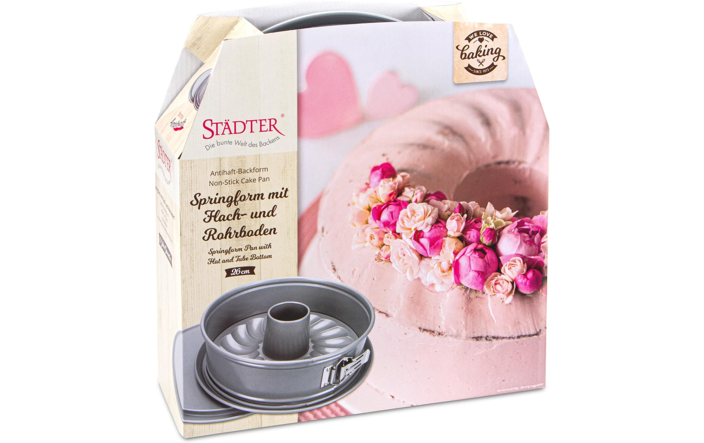 STÄDTER Moule à pâtisserie »mit Flach.- und Rohrboden«