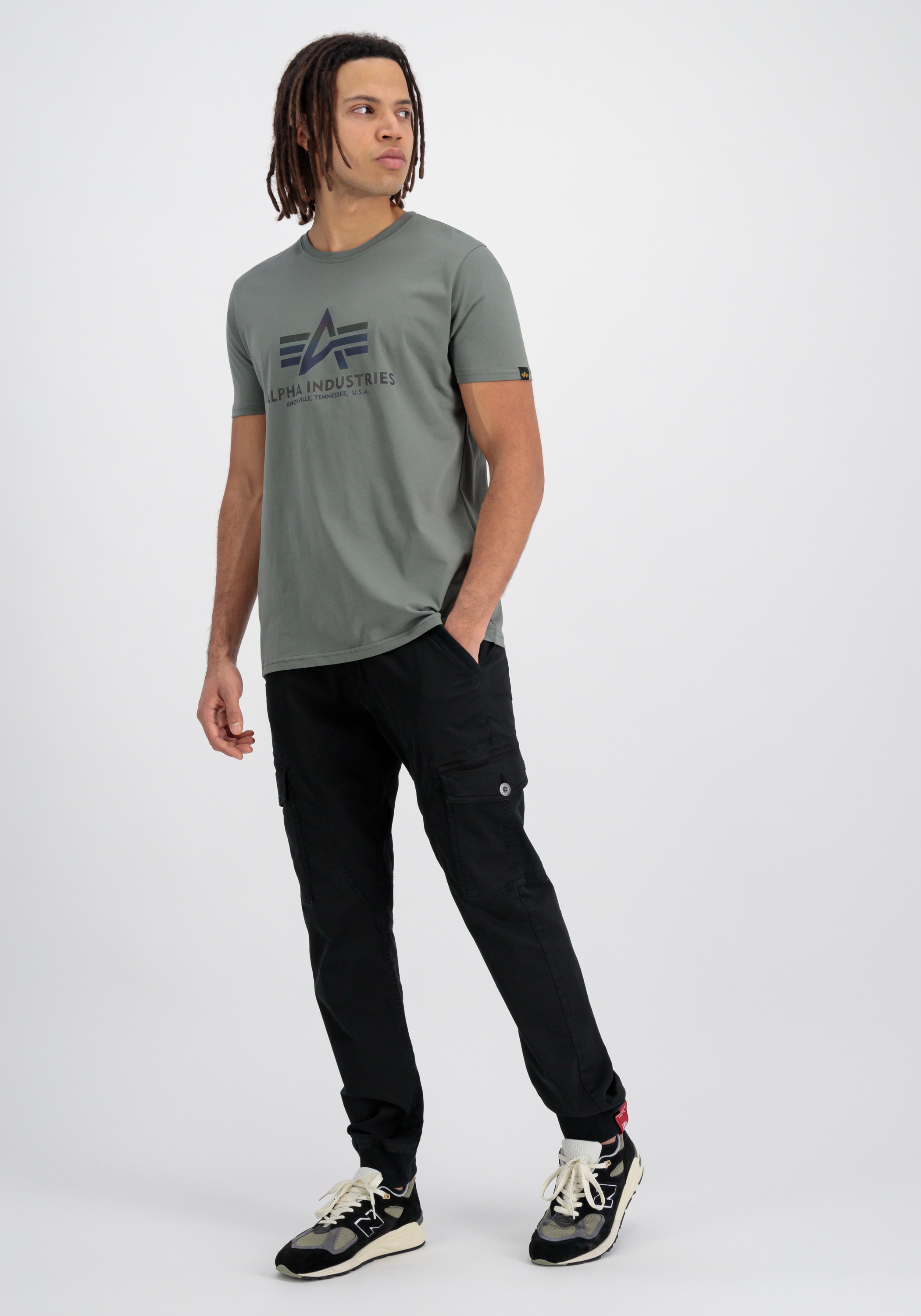 Alpha Industries T-Shirt »Alpha Industries Men - T-Shirts Basic T Rainbow Reflective«