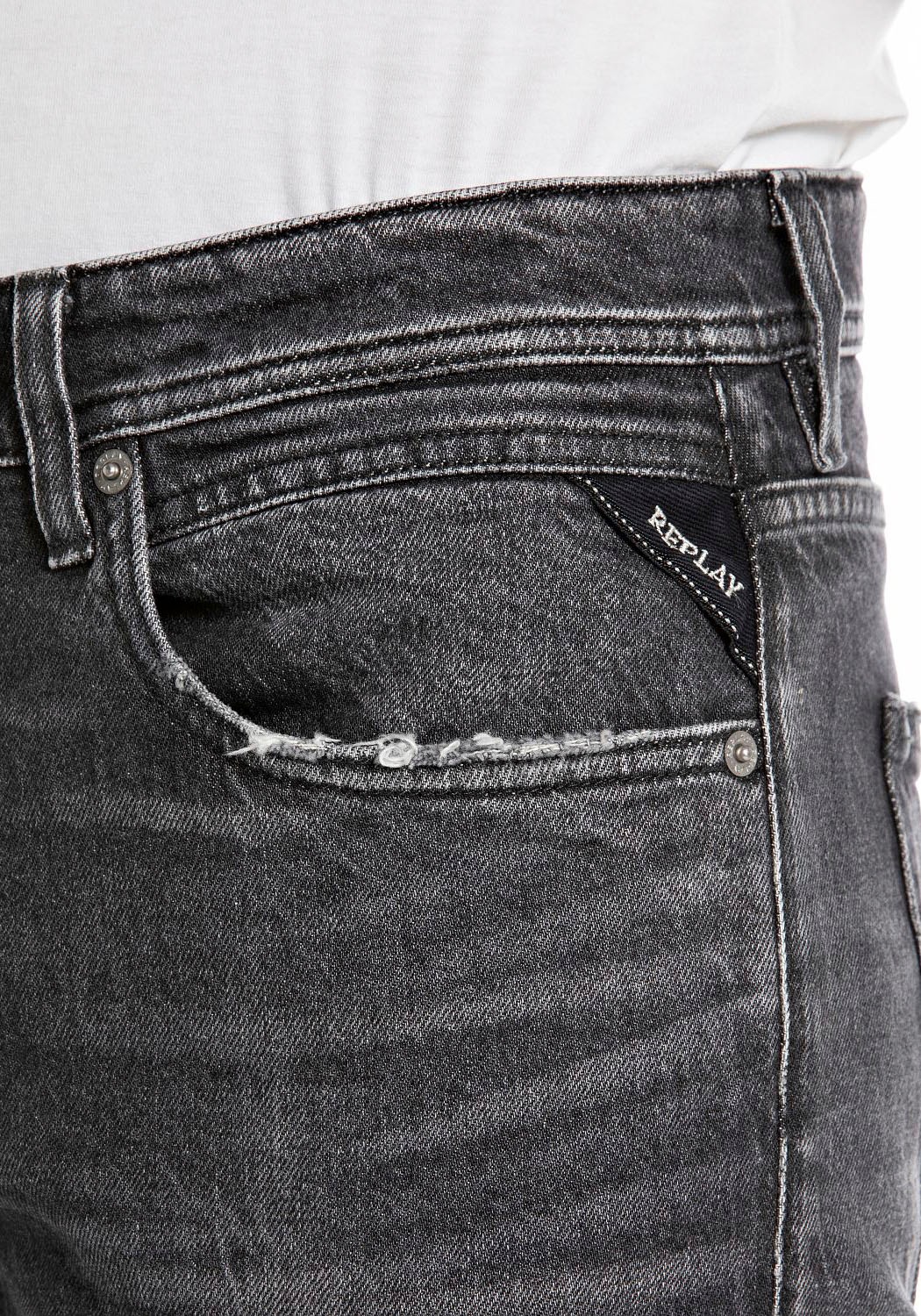 Replay Straight-Jeans »GROVER«, in vielen verschiedenen Waschungen, mit Stretch