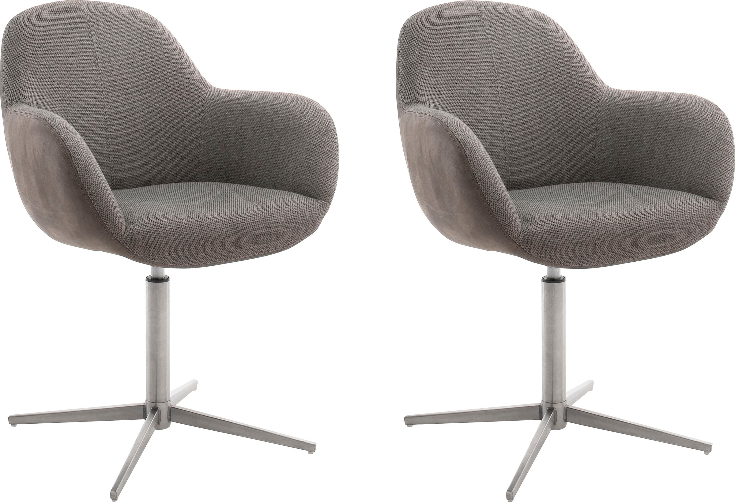 MCA furniture Esszimmerstuhl »Melrose«, (Set), 2 St., Stuhl 360°drehbar mit  Nivellierung jetzt kaufen | Stühle