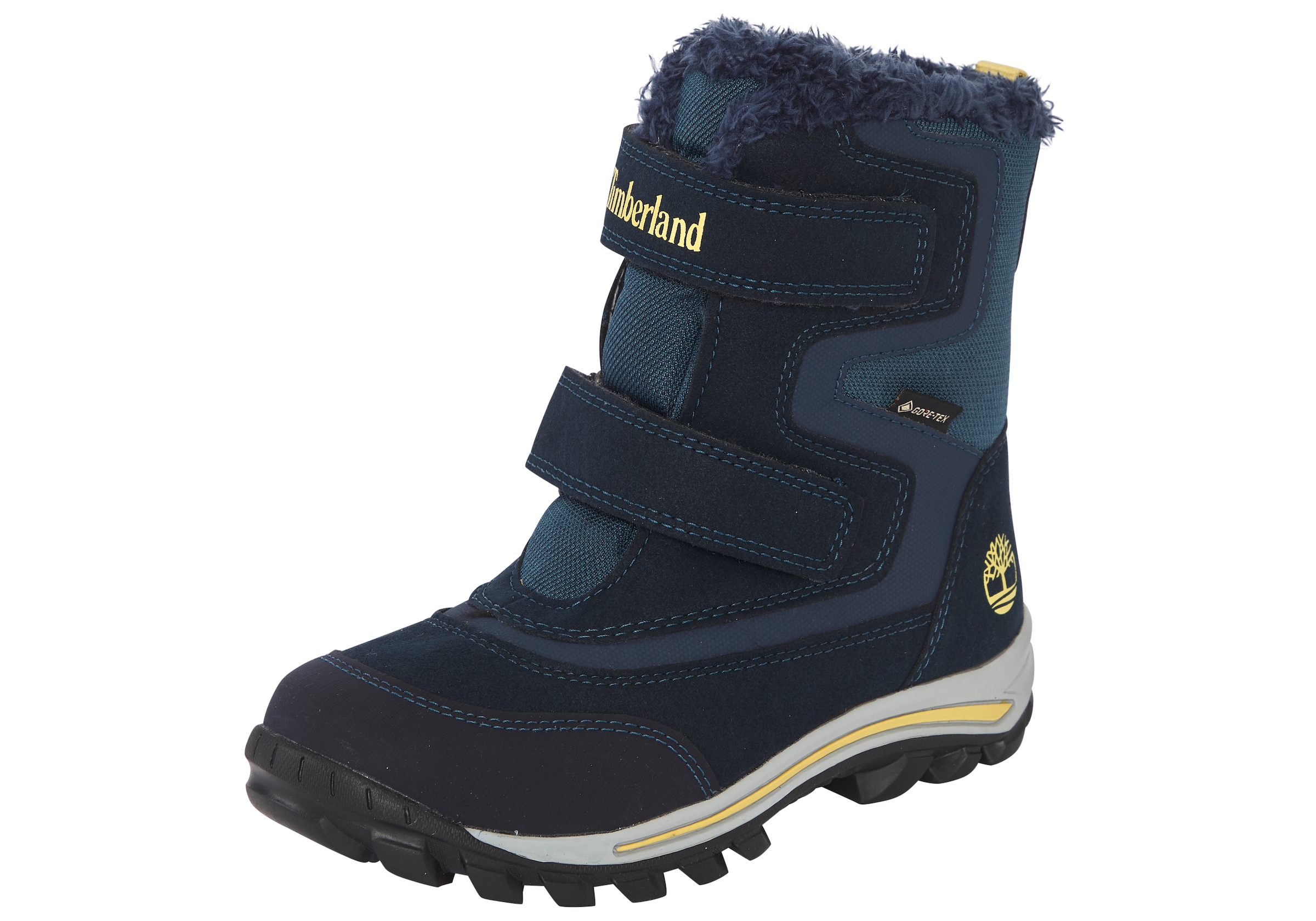 Image of Timberland Winterboots "CHILLBERGMID HOOK & LOOP GORE-TEX SNOW BOOT" Snowboots, Winterstiefel, Winterschuhe, gefüttert, wasserdicht