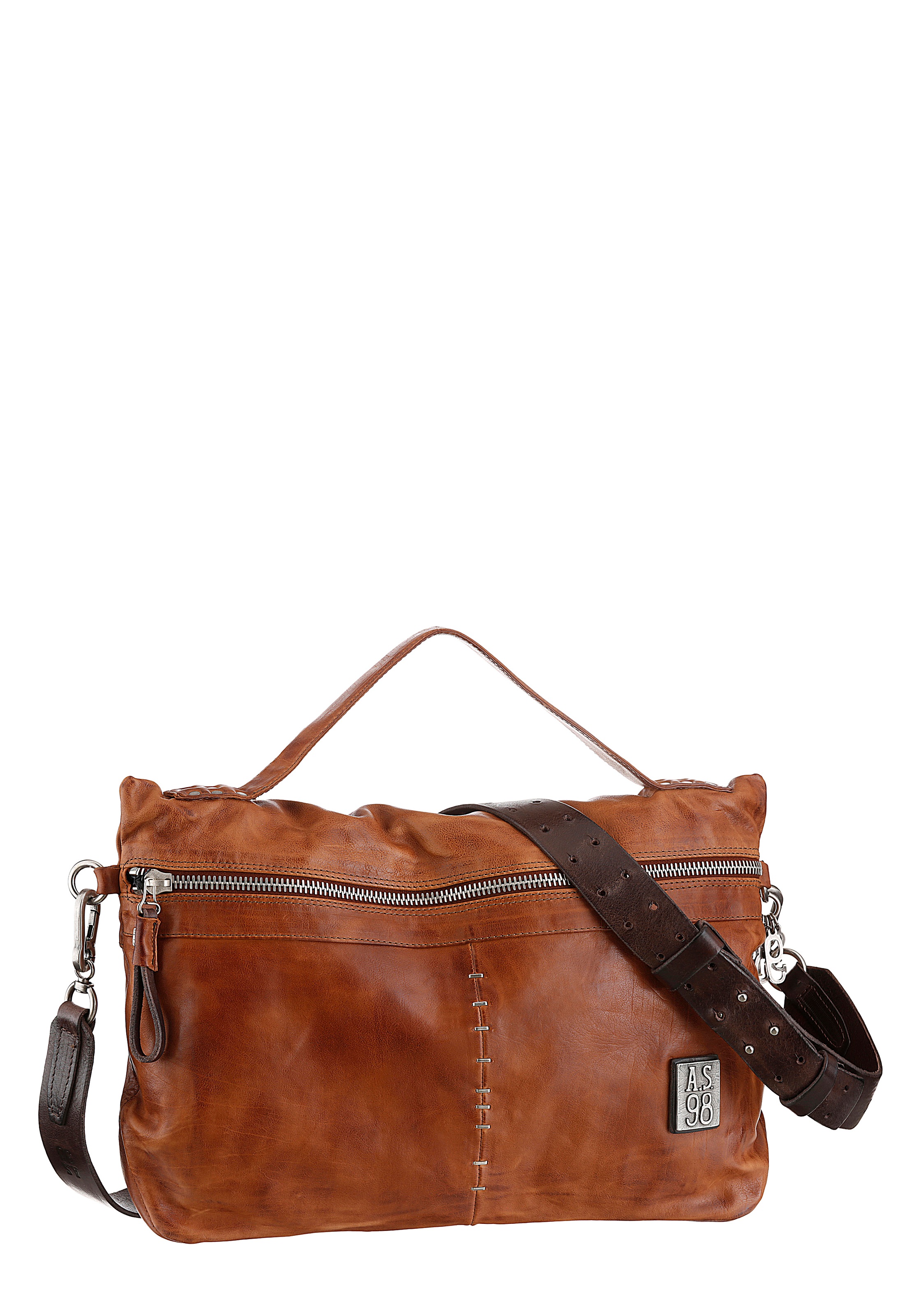 Image of A.S.98 Shopper, aus Leder mit schönen Ziernähten bei Ackermann Versand Schweiz