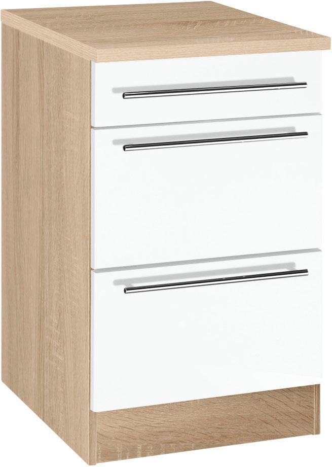 KOCHSTATION Armoire basse »KS-Eton« avec grandes ouvertures, largeur 50 cm