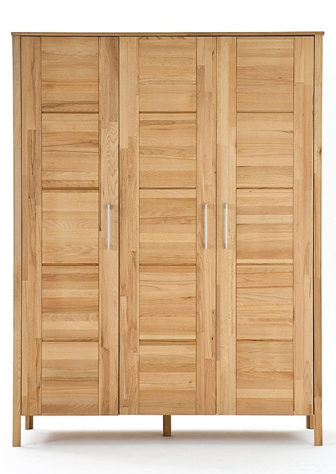 Image of Home affaire Kleiderschrank "Modesty II" aus massivem Kernbuchenholz, in unterschiedlichen Schrankbreiten