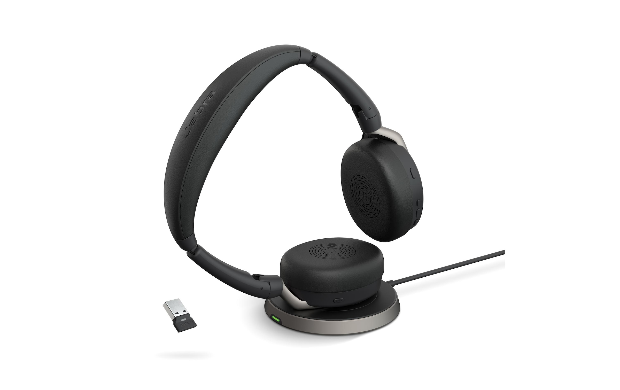 Jabra Headset »Evolve2 65 Flex Duo M«, Active Noise Cancelling (ANC)