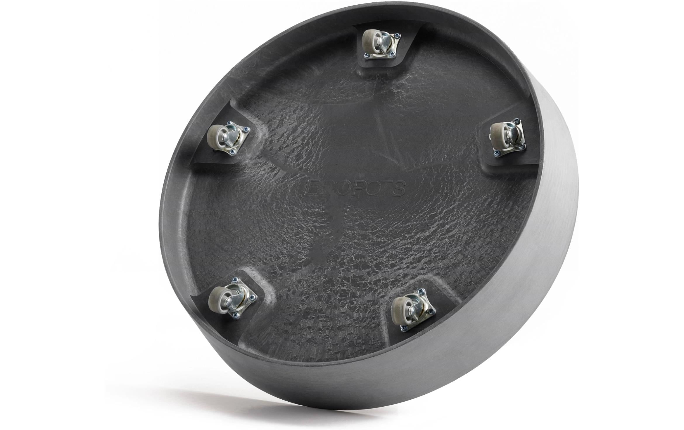 ECOPOTS Dessous de pot de fleurs »SAUCER WHEELS« BxTxH: 41,5x41,5x9 cm