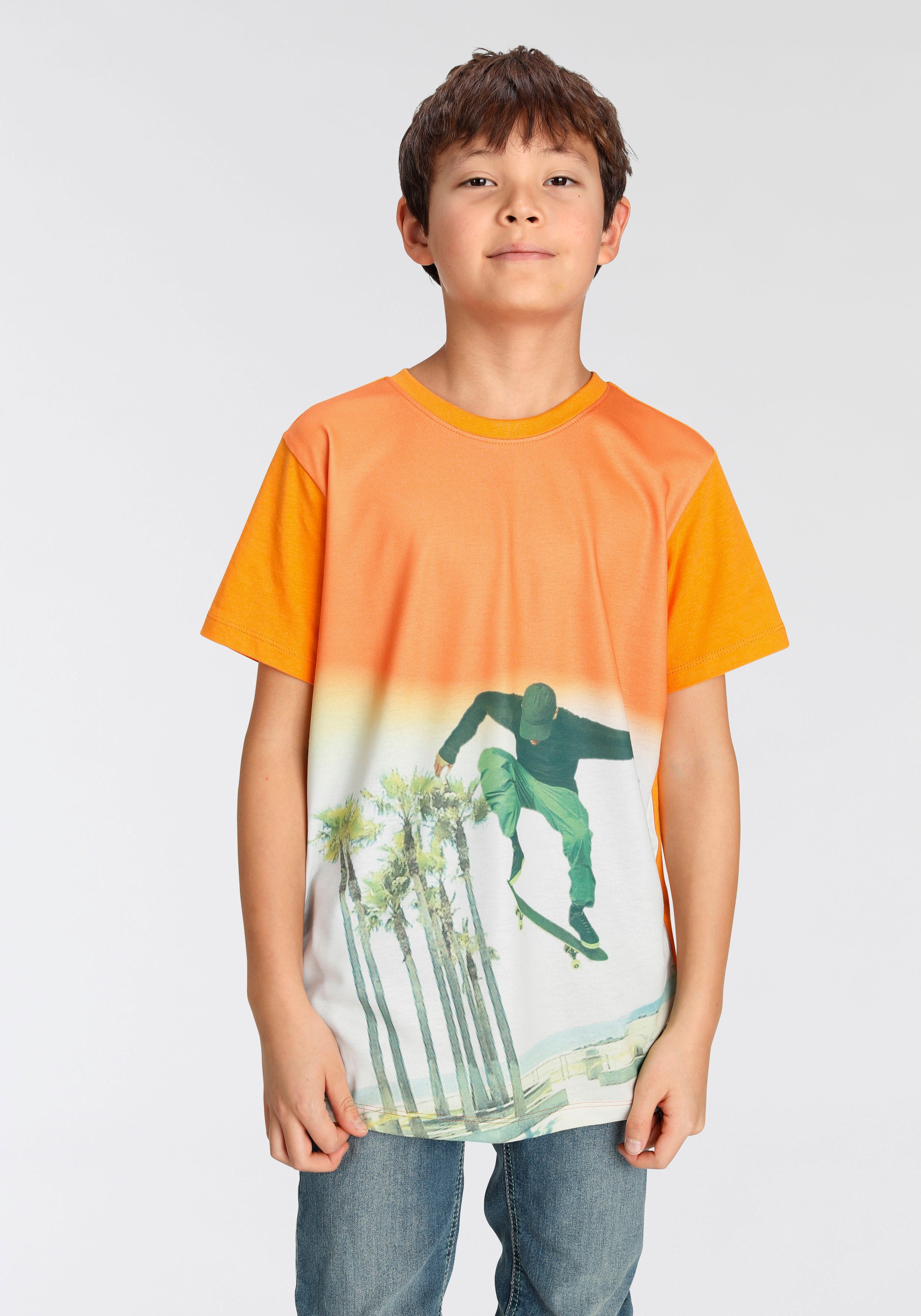 »SKATER«, Fotodruck auf KIDSWORLD T-Shirt versandkostenfrei