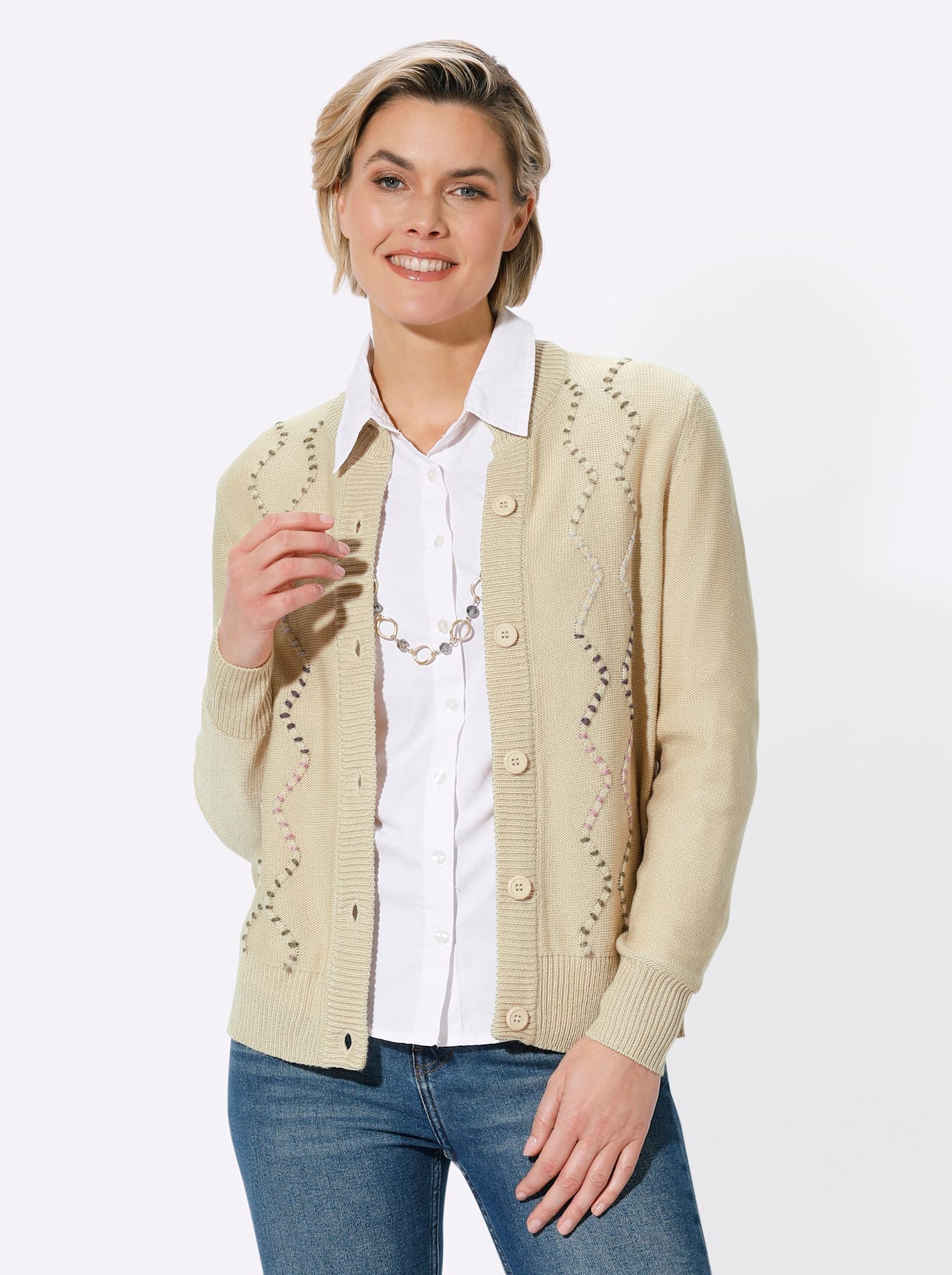 Classic Basics Strickjacke