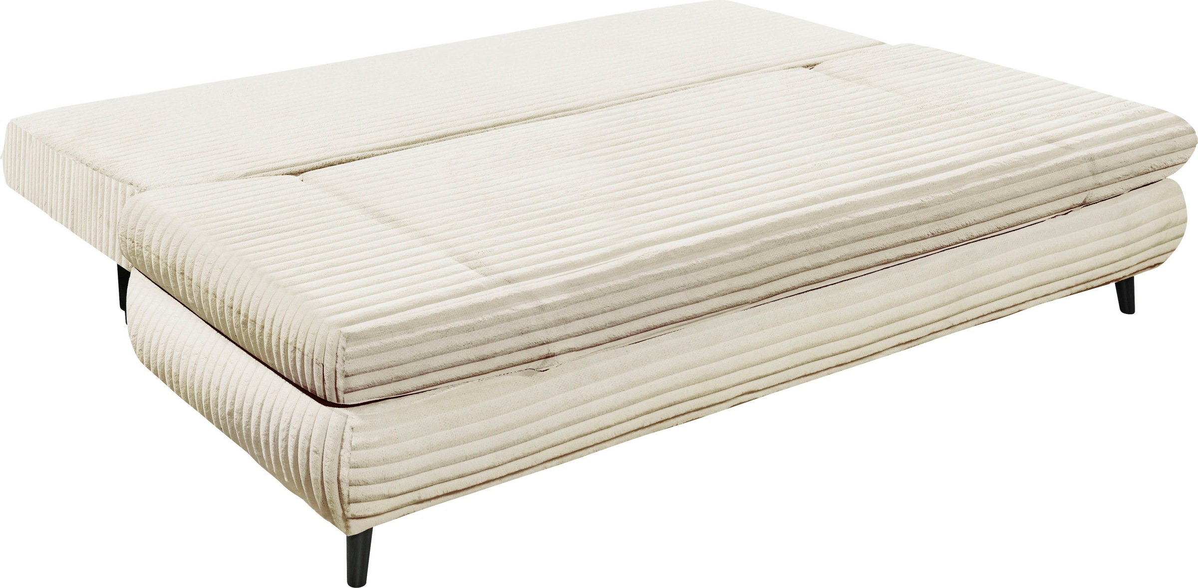ED EXCITING DESIGN Schlafsofa »Sunny« mit Bettkasten, Armteilverstellung & 2 Rückenkissen
