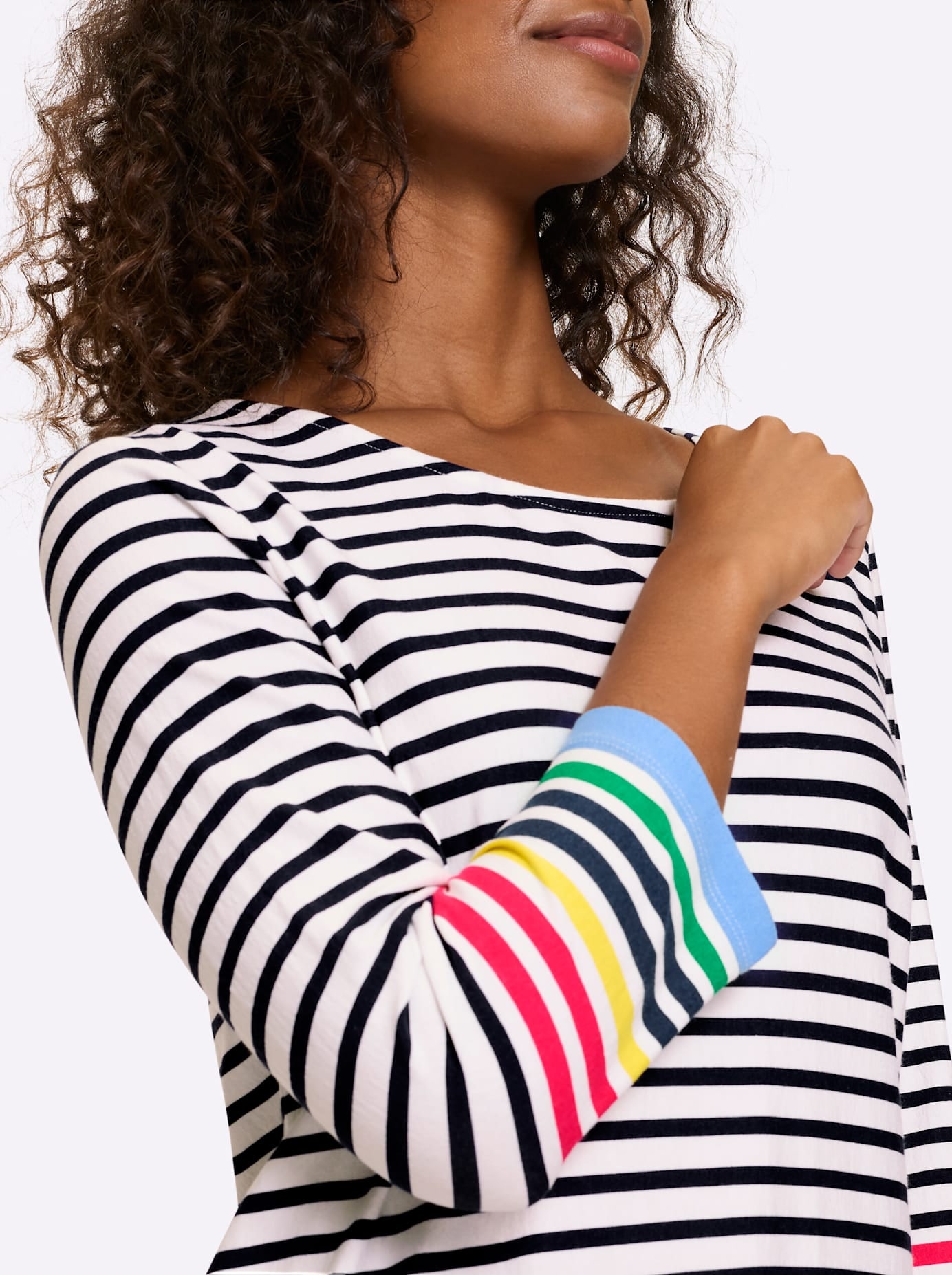 heine T-shirt à manches 3/4 »Ringelshirt« 1 pièces