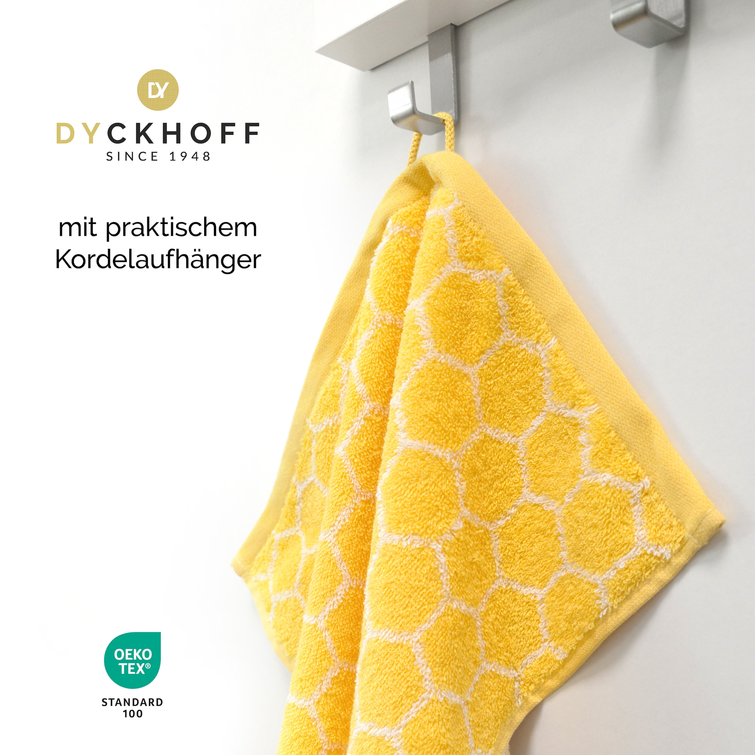 Dyckhoff Handtuch Set »Pure Natural Honey« Set 6 Frottier BIO Baumwolle, GOTS