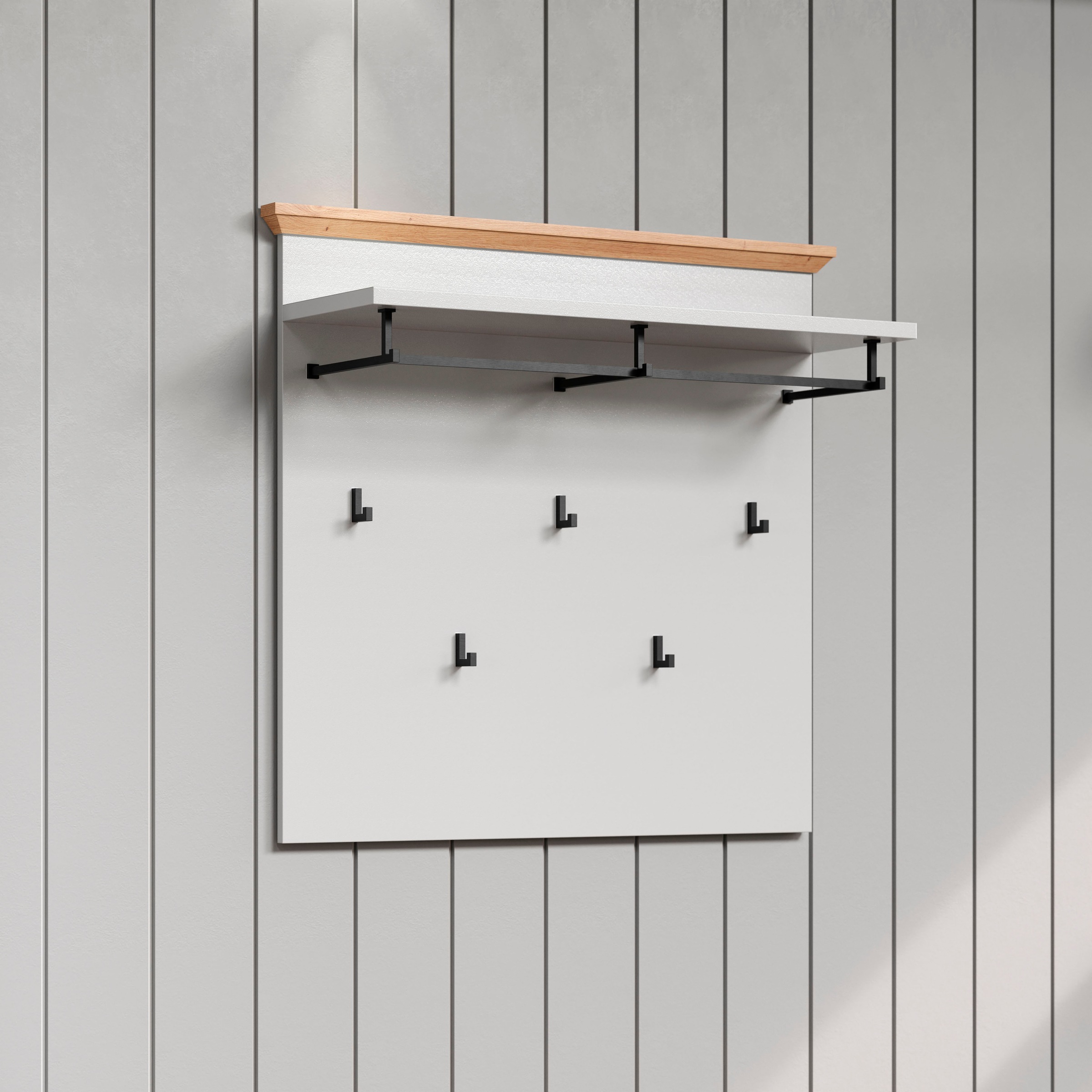 Home affaire Garderoben-Set »Herzwill«, (5 St.), 5-teiliges Sparset bestehend aus Schrank, Masse B/H/T ca.: 267/201/41cm