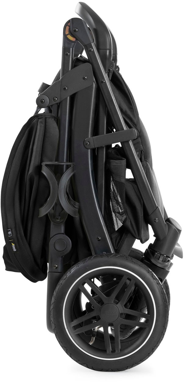 Hauck Poussette pour enfants »Rapid 4D Air, black« mit verlängerbarem 3-Zonen Verdeck