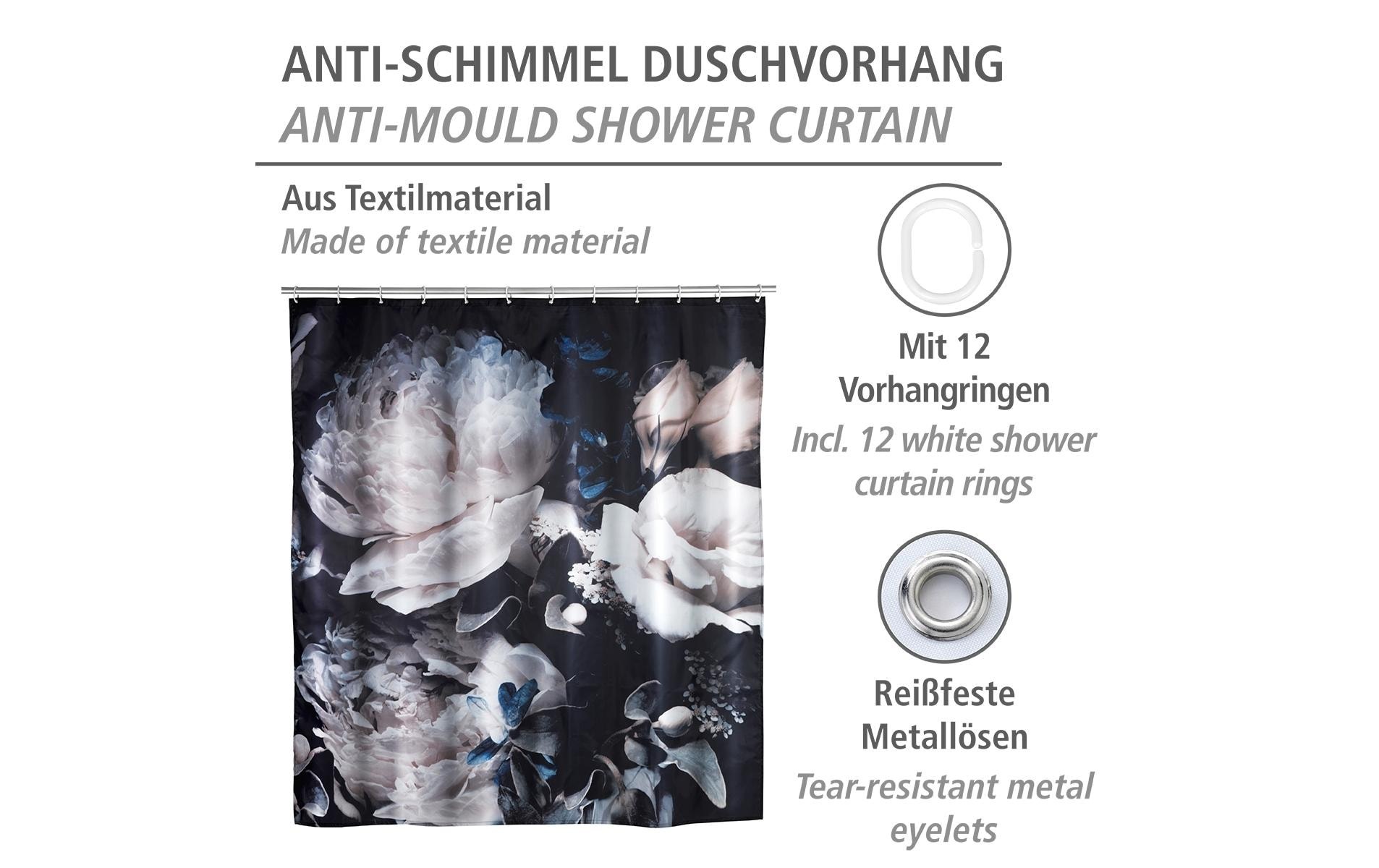 WENKO Duschvorhang »Peony Anti-Schimmel«