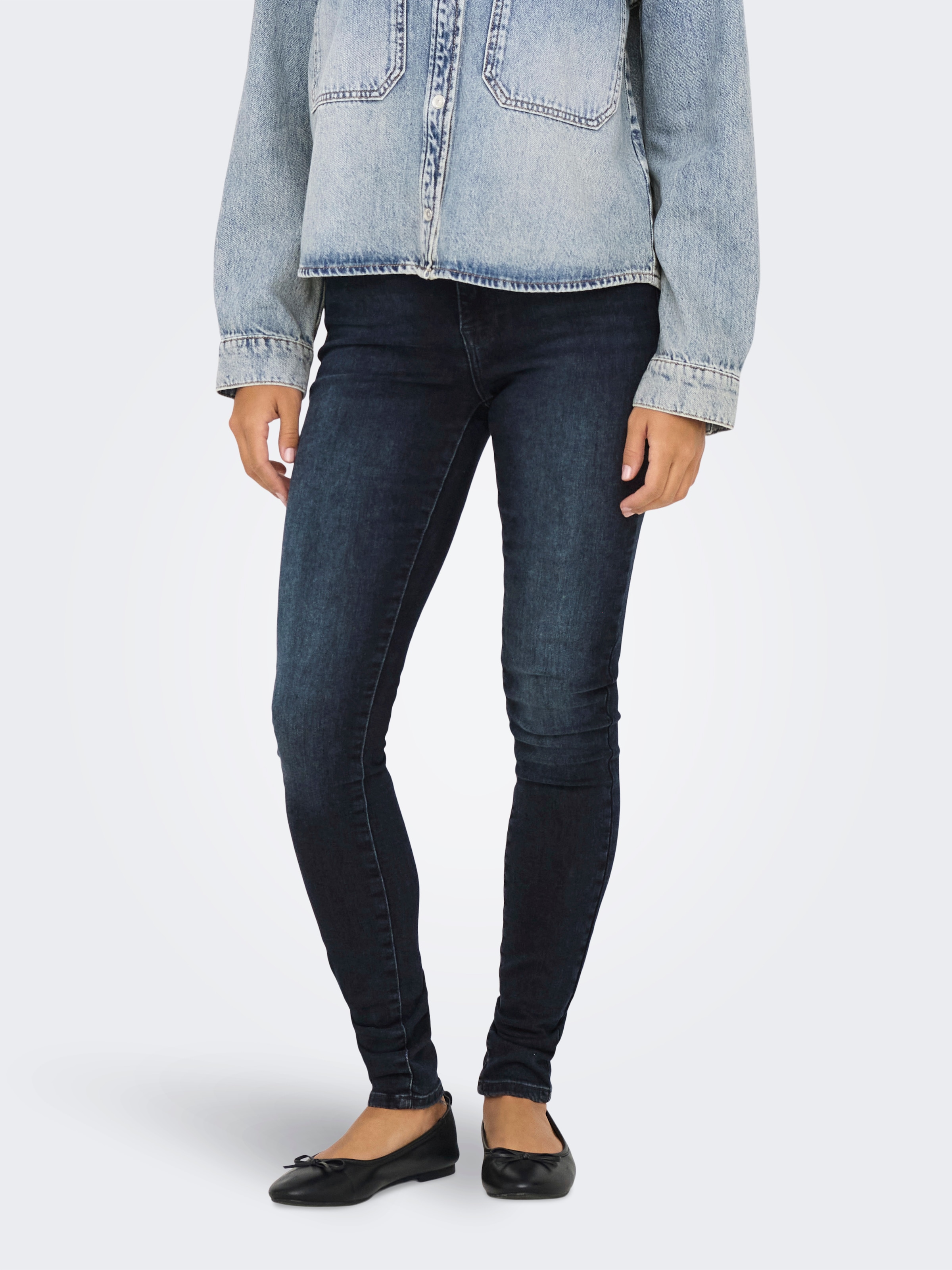 Image of ONLY Skinny-fit-Jeans "ONLFOREVER HIGH HW SK DNM REA192"