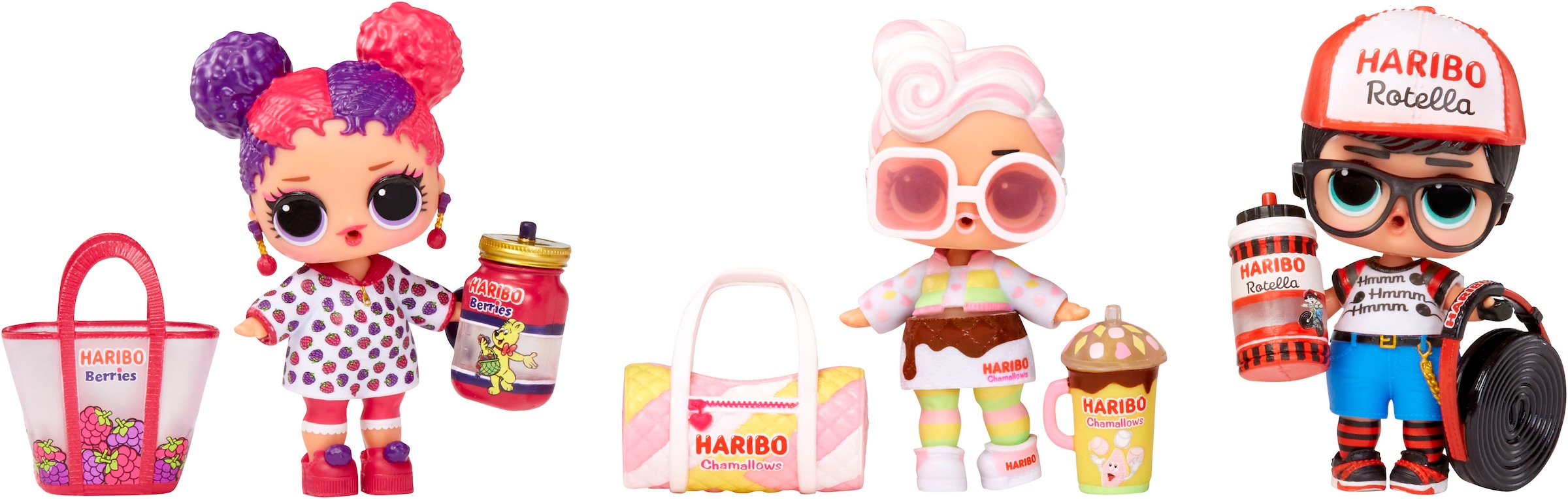L.O.L. SURPRISE! Anziehpuppe »L.O.L. Surprise Loves Mini Sweets X HARIBO Dolls« sortierte Lieferung