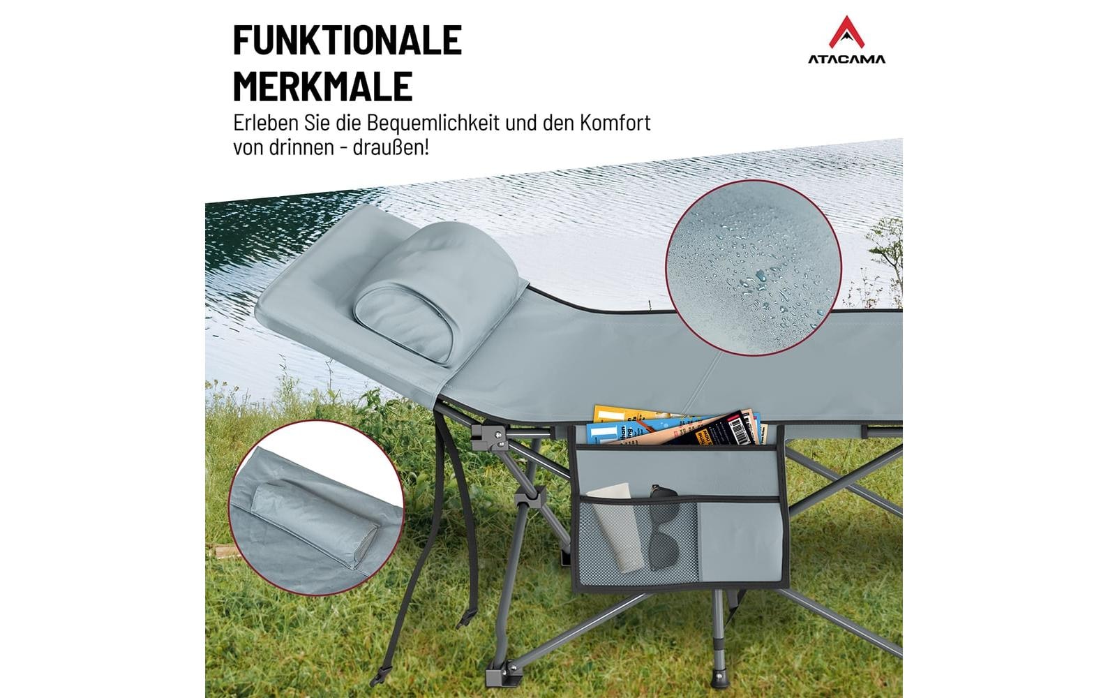   Lit de camp »Atacama XXL Feldbett«