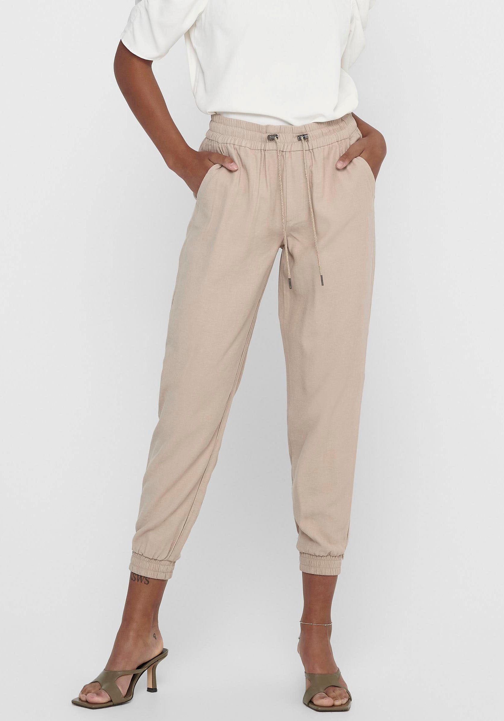ONLY Jogger Pants »ONLKELDA-EMERY MW PULL-UP PANTS« kaufen
