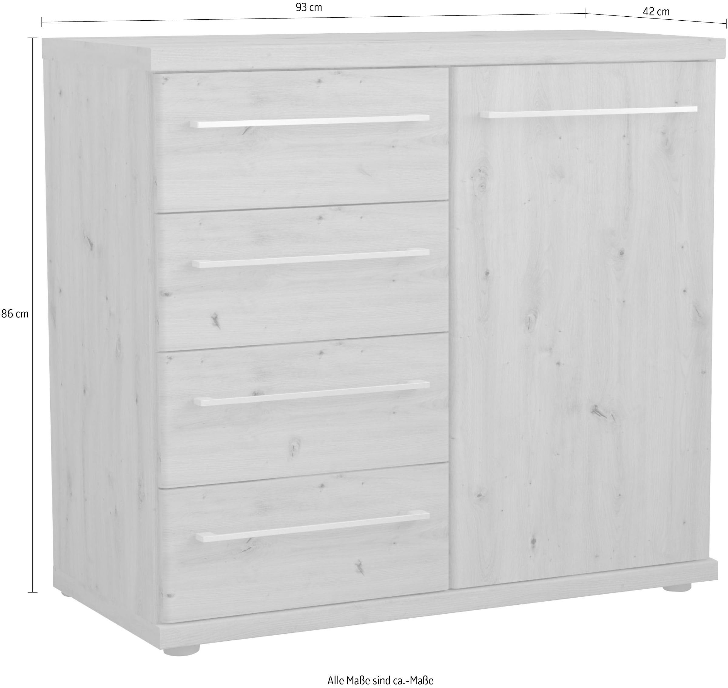 WIEMANN Kombikommode »Mainau« vormontiert