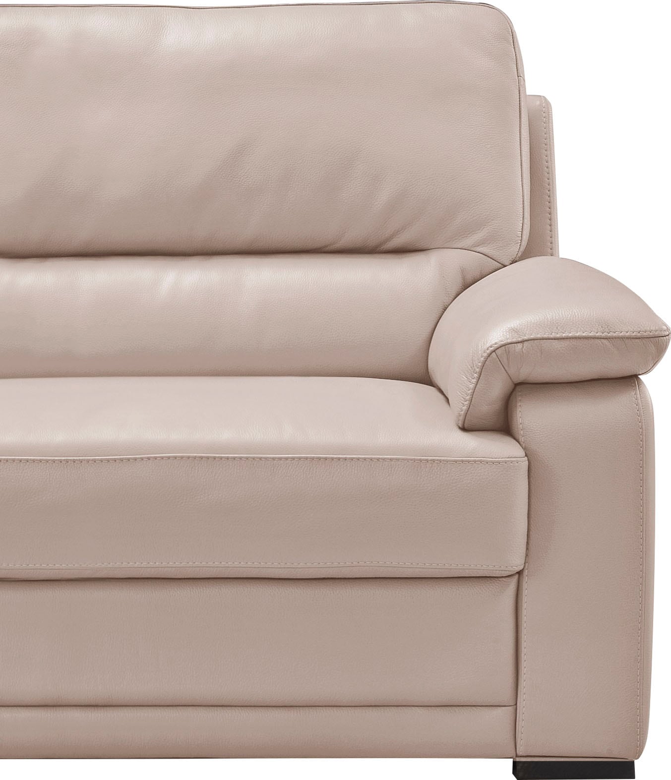 Egoitaliano 2,5-Sitzer »Doris, modernes Designersofa, Ledersofa mit erstklassiger Sitzqualität«, edle Detailverarbeitung, perfekte Polsterung, aus hochwertigem Leder