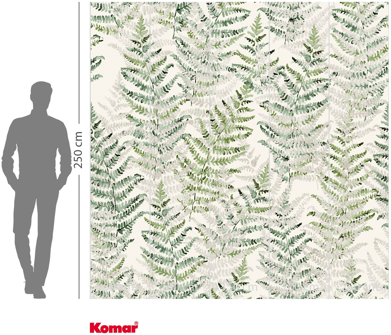 Komar Fototapete »Vlies Fototapete - Untamed - Grösse 250 x 250 cm« Motiv | bedruckt glatt