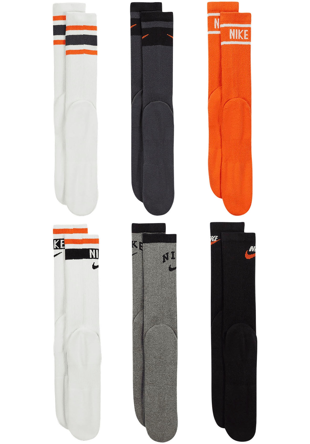 Nike Sportsocken »Everyday Plus Cushioned Crew Socks (-Pack)«, (6 Paar)
