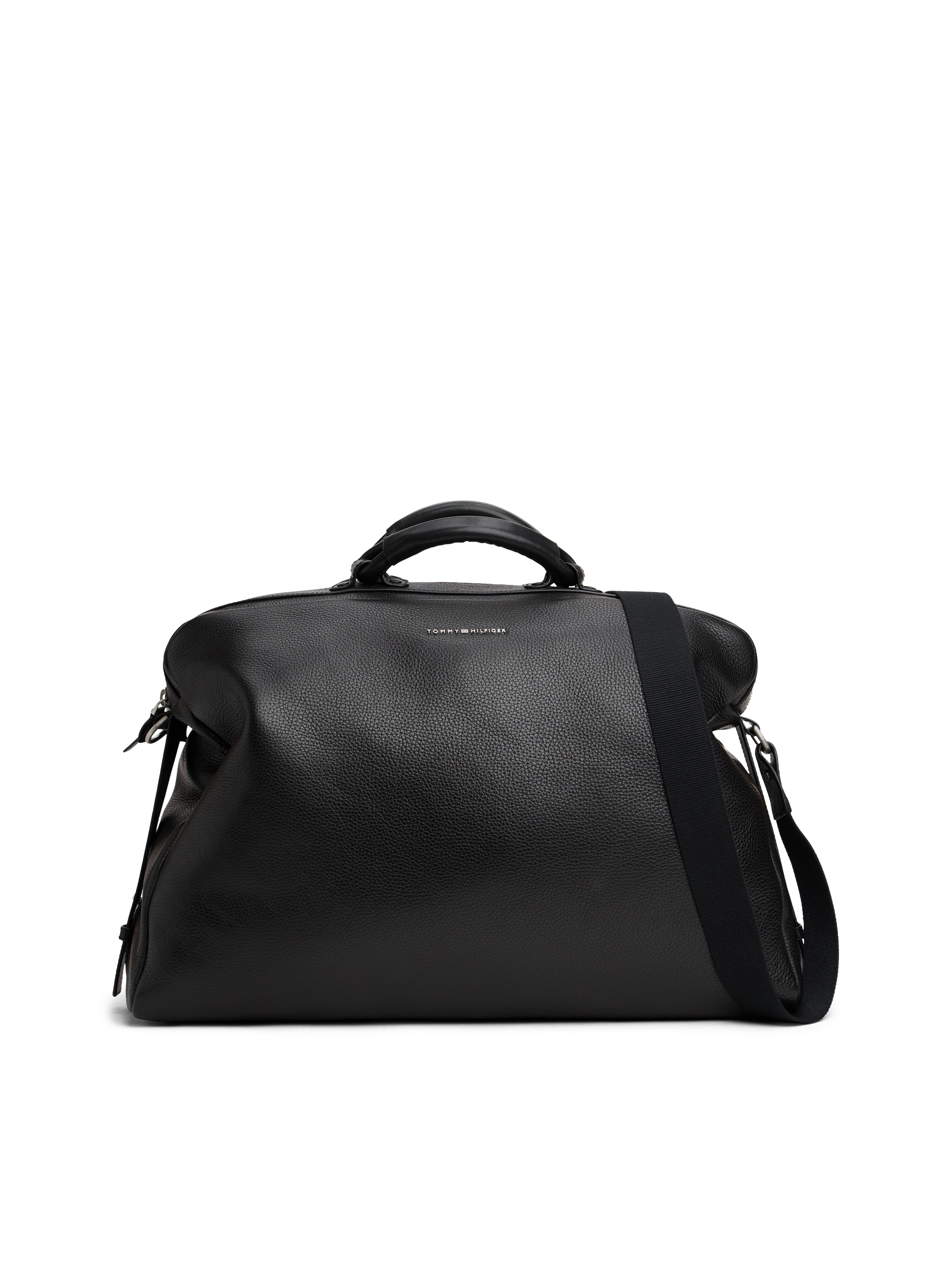 Image of Tommy Hilfiger Weekender "TH PREMUM LEATHER DUFFLE" Reisetasche, Freitzeittasche mit Logoschriftzug