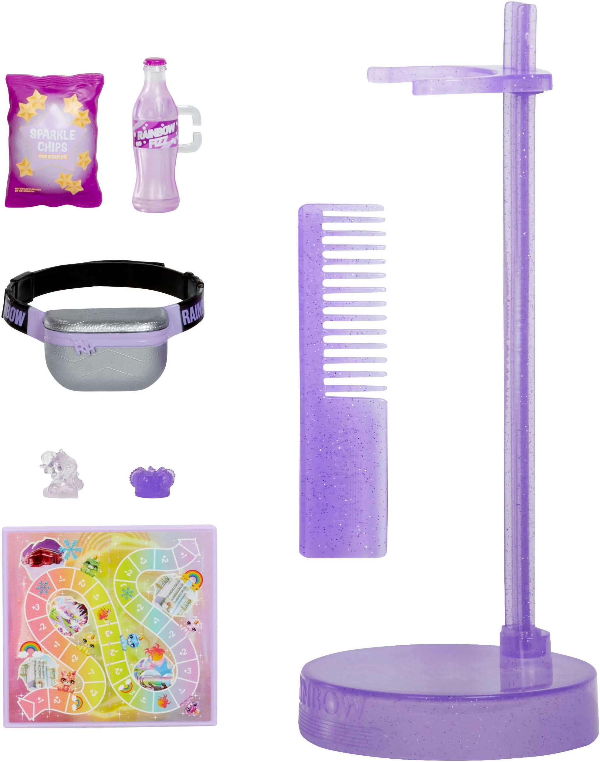 RAINBOW HIGH Poupée à habiller »Rainbow High Sparkle & Shine Fashion Dolls - VIOLA (Purple)«