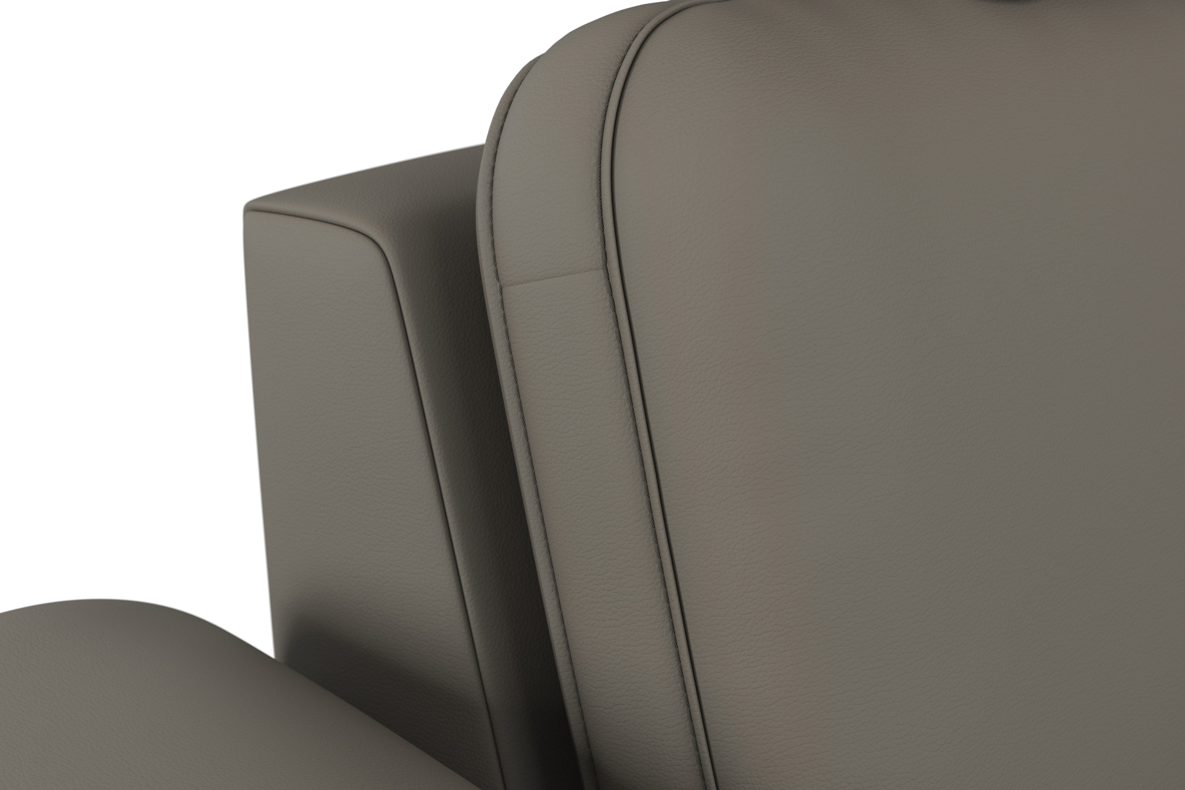 sit&more Ecksofa »Bendigo L-Form«, inklusive Sitztiefenverstellung, Bodenfreiheit 12 cm, in 2 Fussfarben