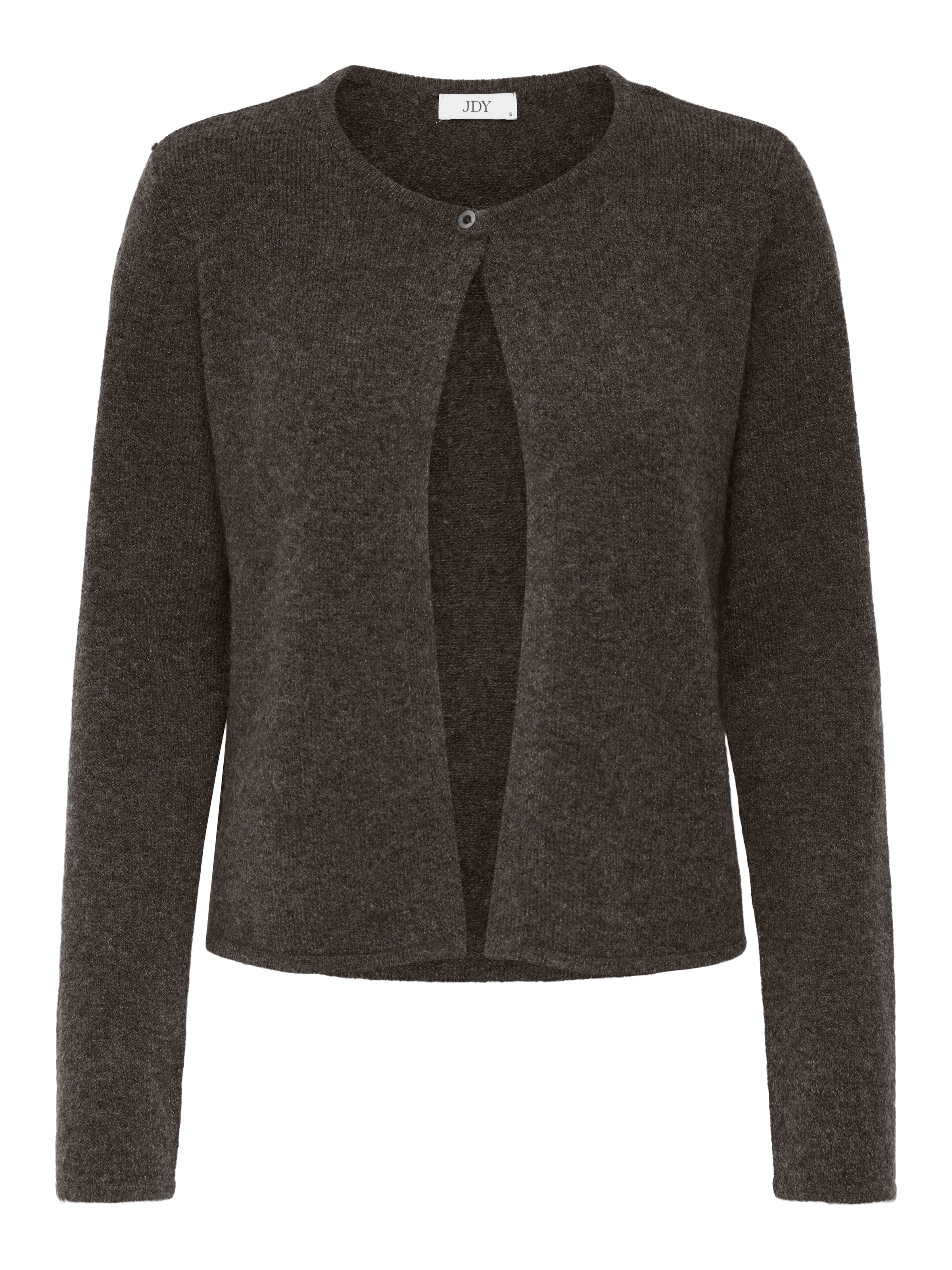 JDY Strickjacke »JDYRUE LIFE L/S ONEBUTTON CARDI KNT NOOS« Materialmix