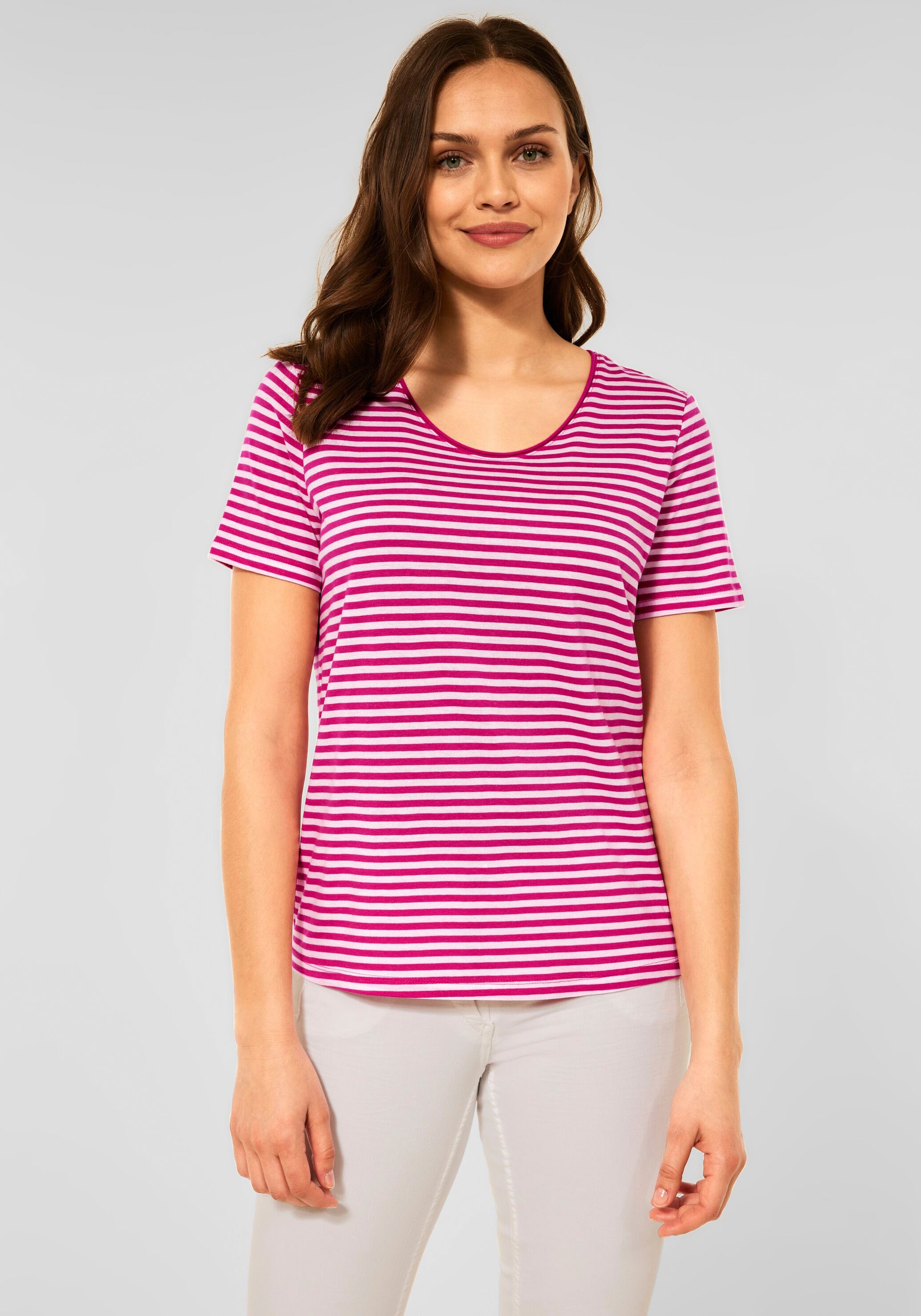 Image of Cecil T-Shirt, im Streifen-Design bei Ackermann Versand Schweiz