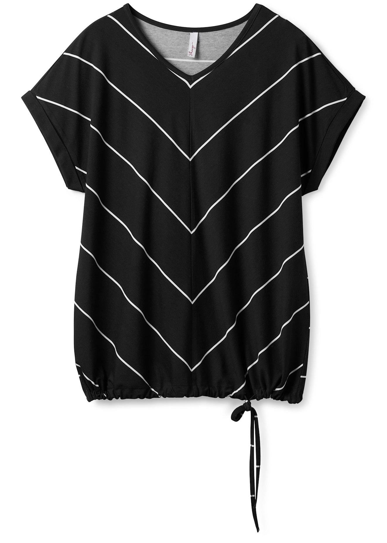 Sheego Kurzarmshirt »T-Shirt«, (1 tlg.)