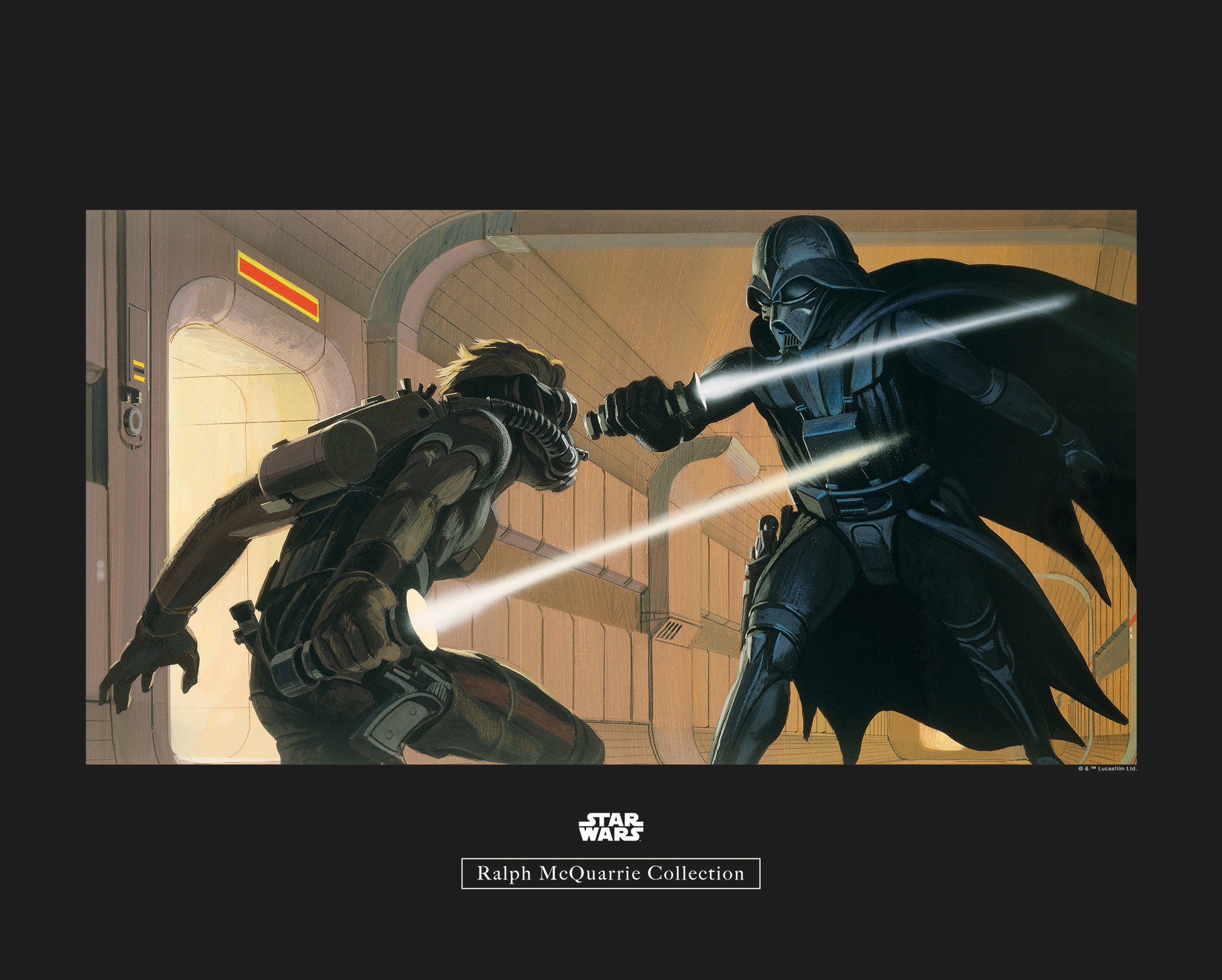 Image of Komar Poster »Star Wars Classic RMQ Vader Luke Hallway«, Star Wars bei Ackermann Versand Schweiz