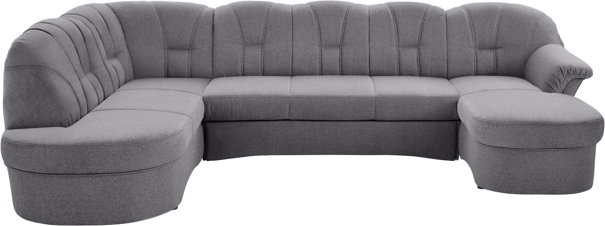 DOMO collection Wohnlandschaft »Papenburg U-Form«, in grosser Farbvielfalt, wahlweise Bettfunktion, frei im Raum stellbar