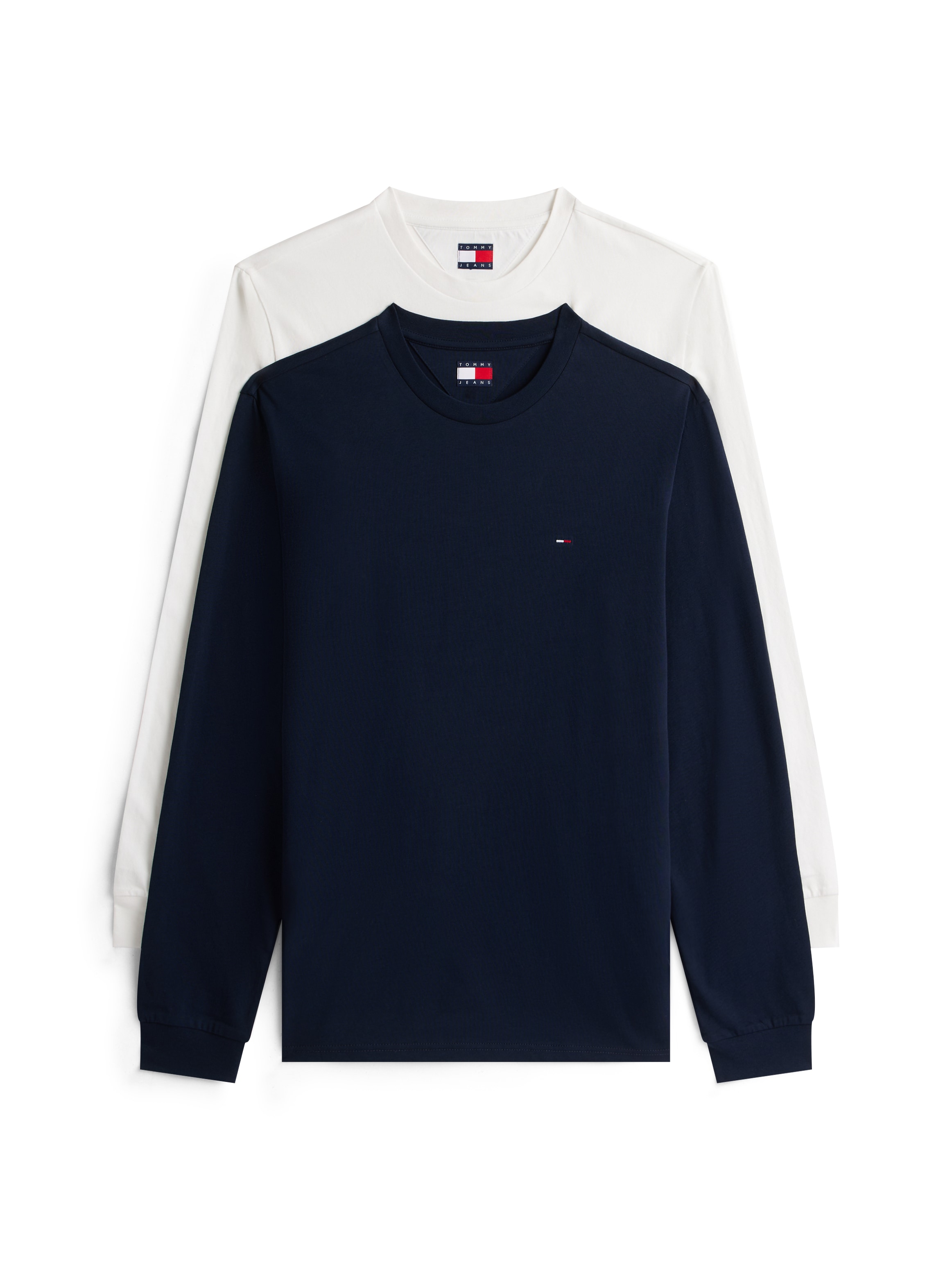 Tommy Jeans Longsleeve »TJM SLIM 2PACK L/S EXT« 2 Stk.