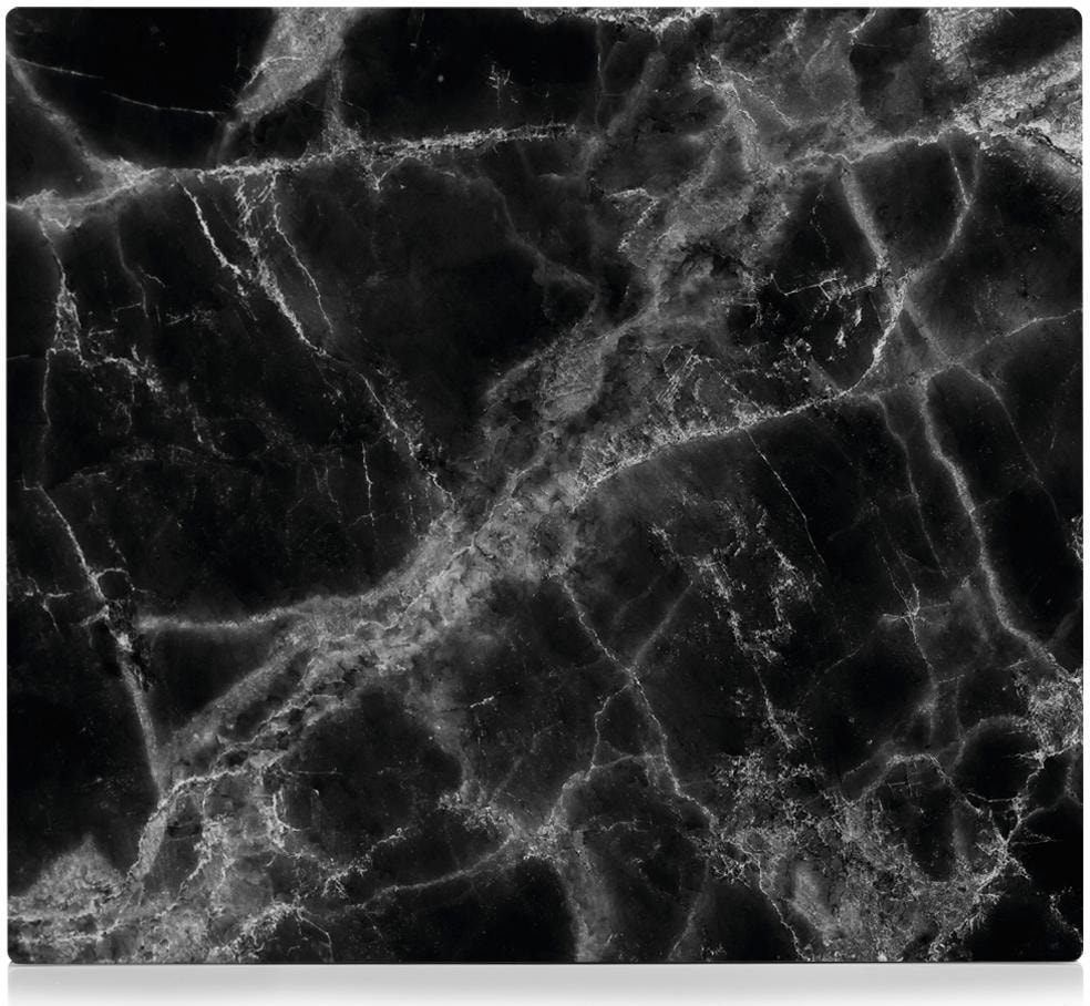 Zeller Present Herdblende-/Abdeckplatte »Marmor«, (1 tlg.), Silikonfüssen