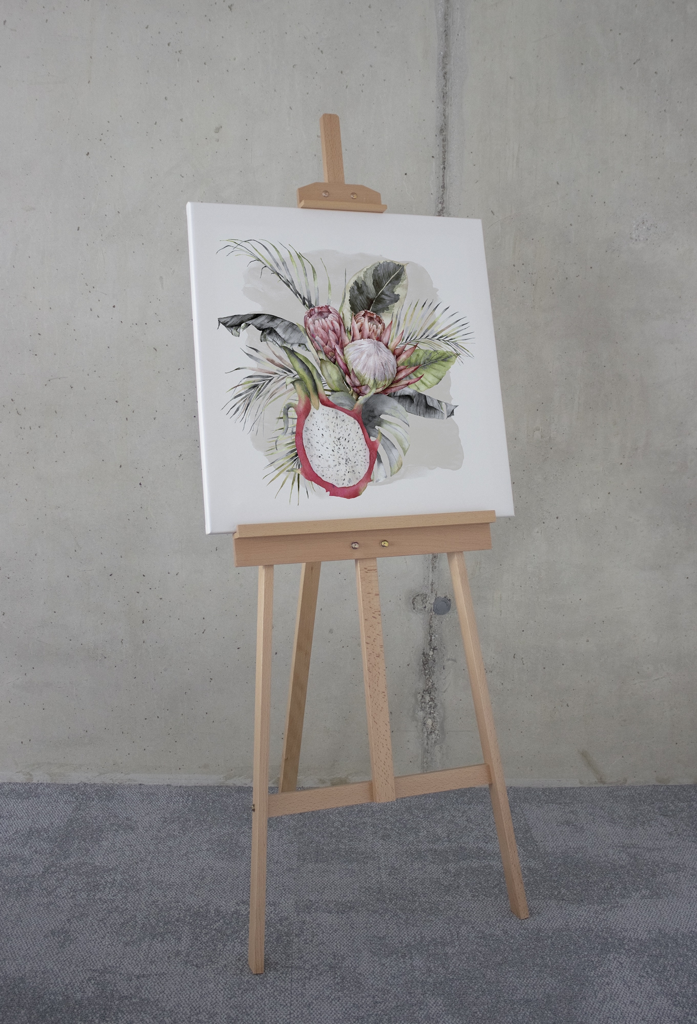 Komar Leinwandbild »Sweet Pitaya - Grösse 60 x 60 cm«, Natur, (1 St.), Keilrahmenbild mi Echtholzrahmen
