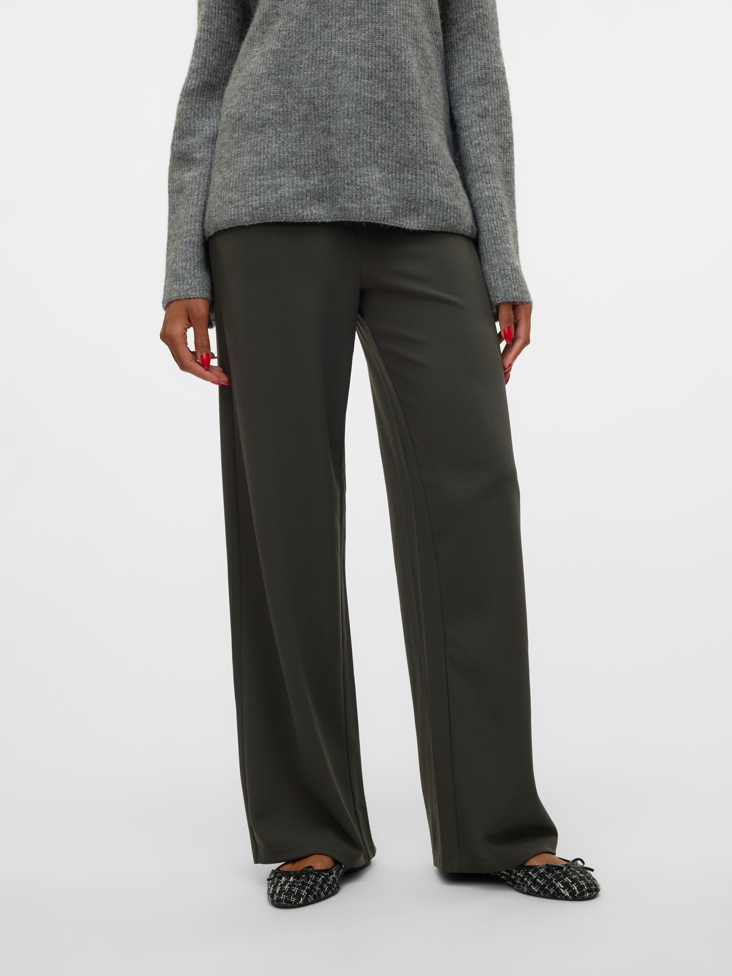 Vero Moda Schlupfhose »VMBERLIN ZAMIRA MW WIDE PANT NOOS«, Sommerhose