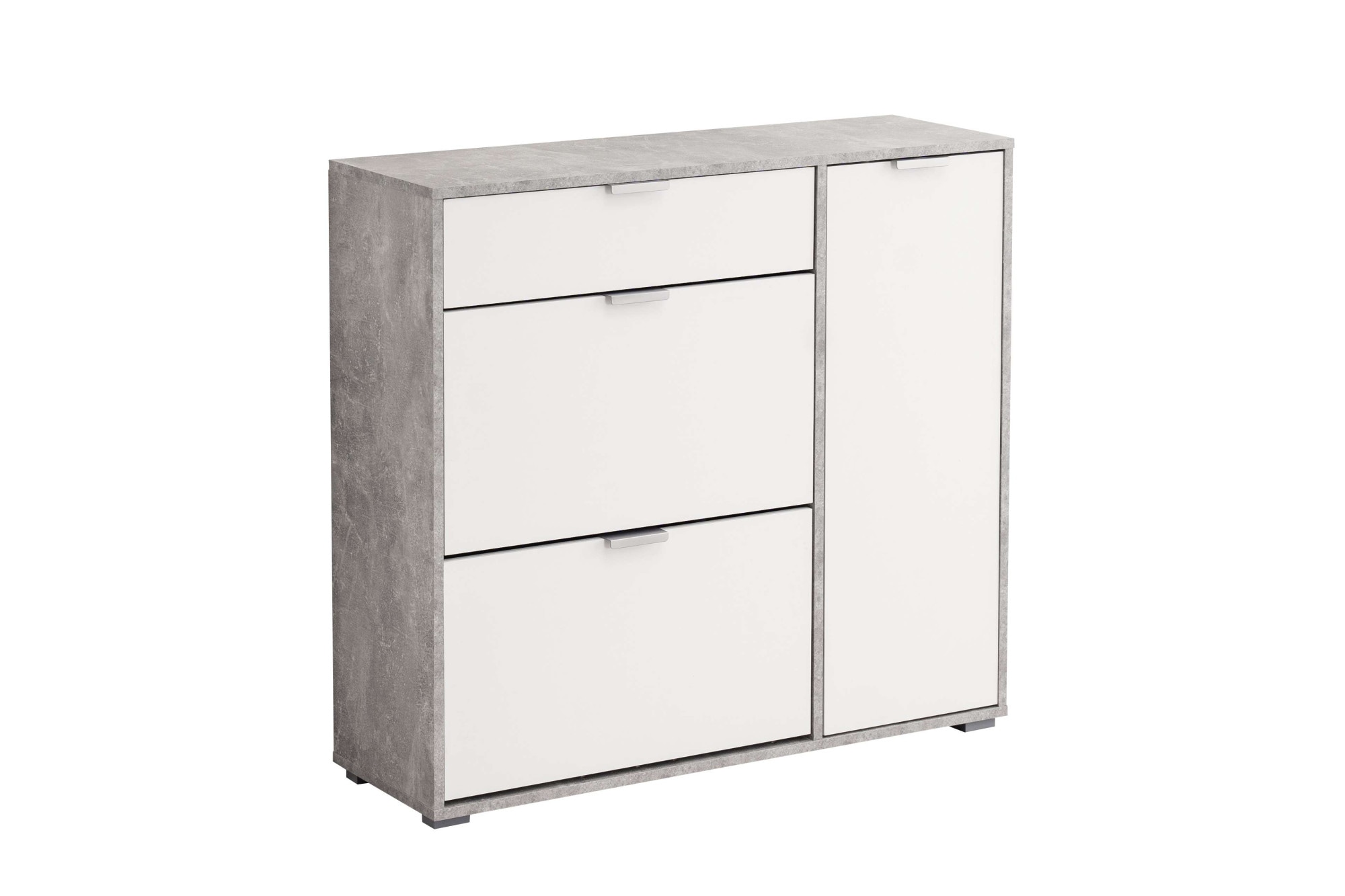 Image of INOSIGN Schuhschrank "Arco 2, Schuhkommode, Schuhregal, Breite 102 cm" 2 Klappen mit Doppelschuhtrommeln, mit Schublade, in modernen Farben