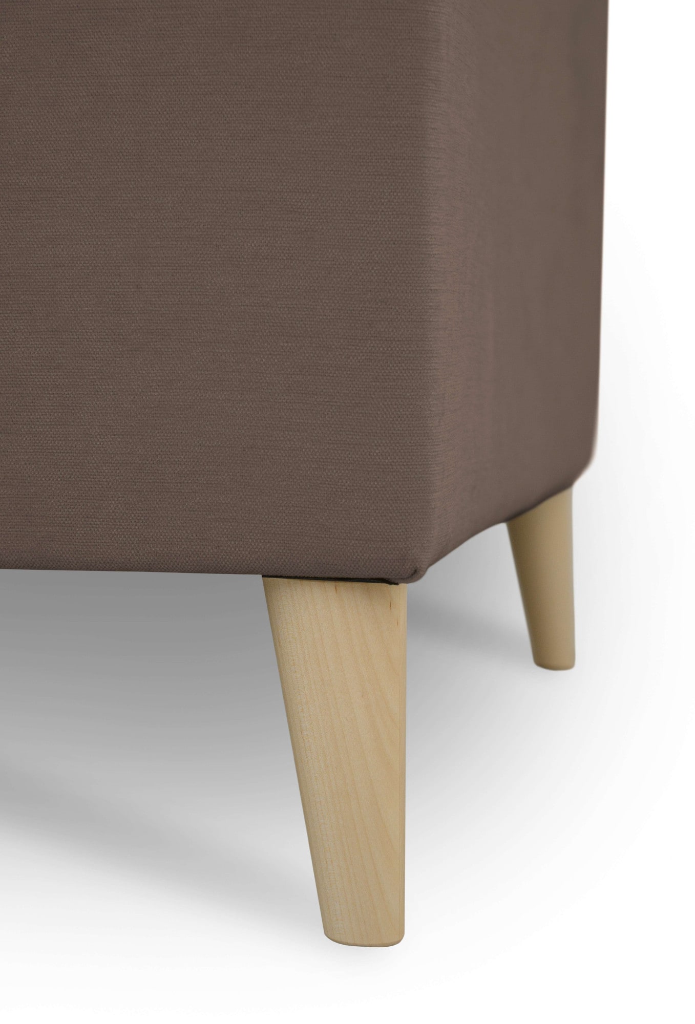 GOODproduct 3-Sitzer »Oland Skandi, weicher Chenille-Stoff« 224 cm, Wellenunterfederung, Skandi-Design, Massivholzfüsse