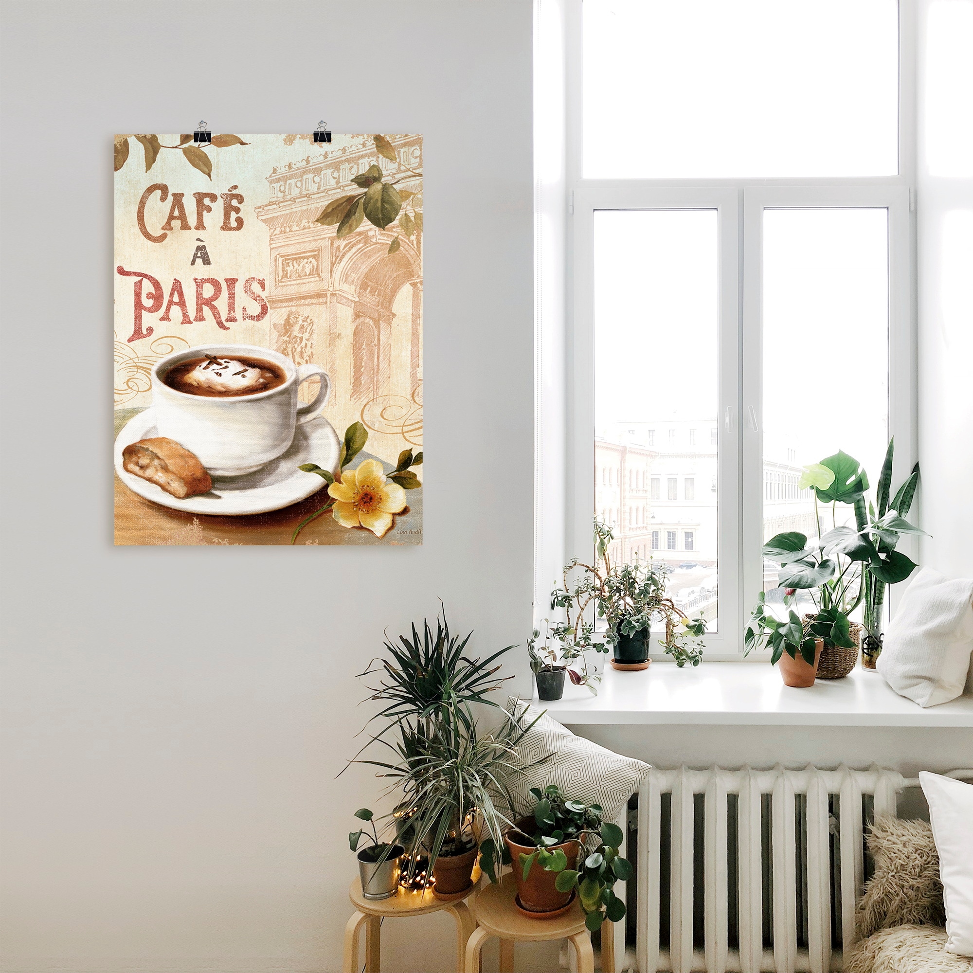 Artland Poster »Kaffee in Europa I« 1 cuis tlg. ohne Rahmen