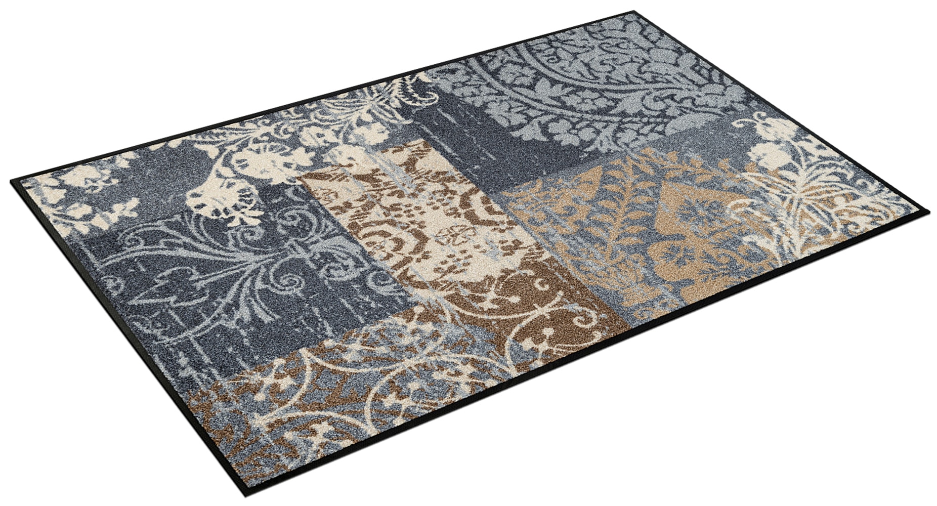 wash+dry by Kleen-Tex Chemin de table »Armonia« Rectangulaire 7 mm Höhe Schmutzfangläufer, Patchwork Design, Ornamente, rutschhemmend