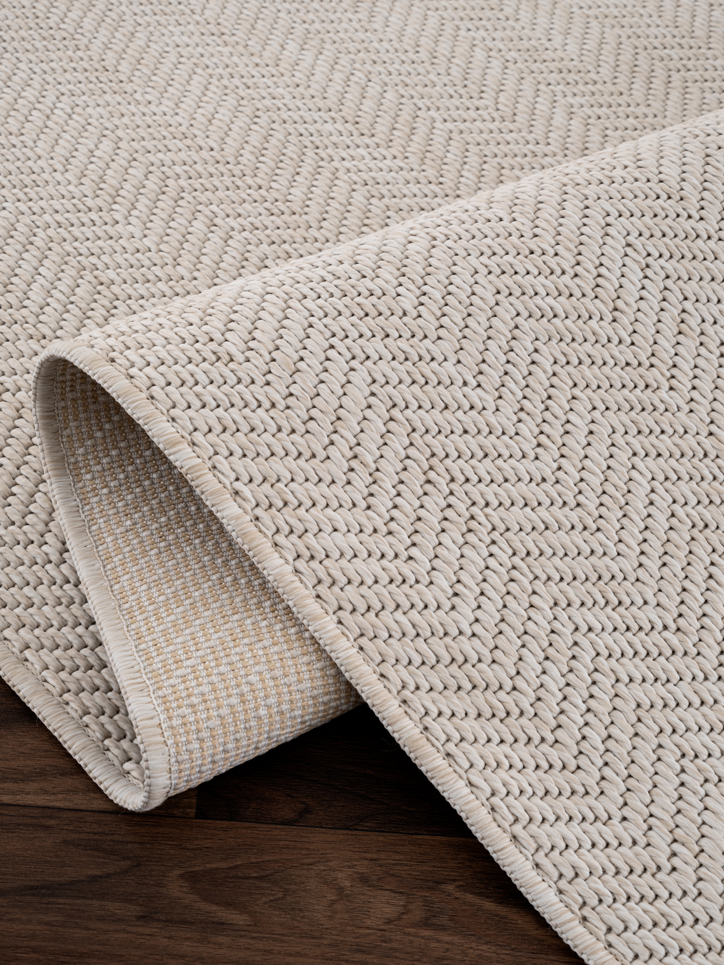GOODproduct Tapis »Nollan, In- und Outdoor geeignet, Balkon, Camping« Rectangulaire 8 mm Höhe Wetterfest & UV-beständig, Sisal-Optik, Esszimmer, Wohnzimmer