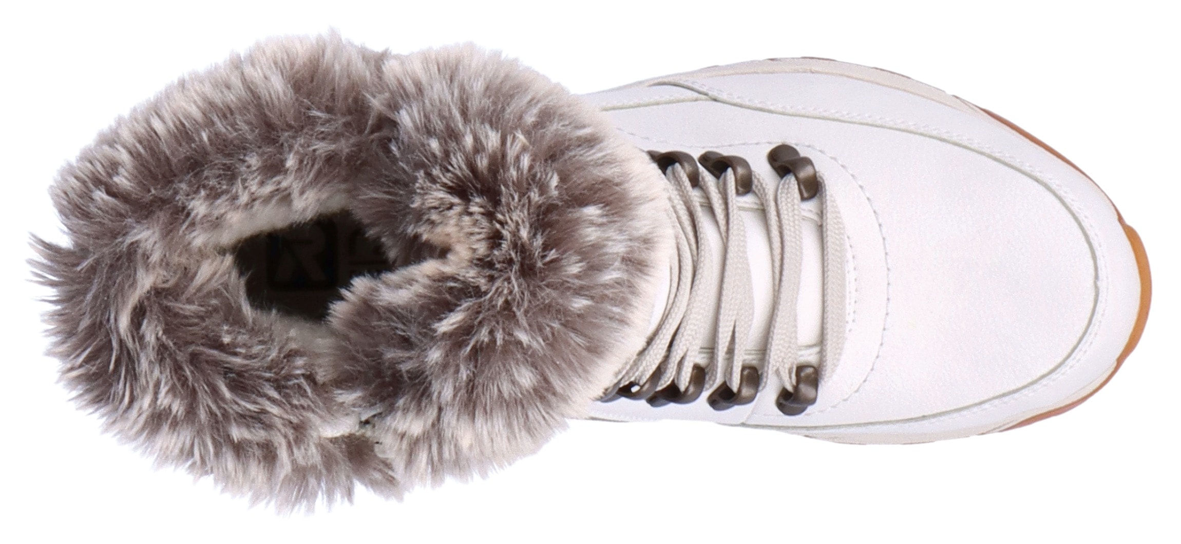 RIEKER Sport Winterboots, Hightop Sneaker, Schnürboots, Winterschuh mit Lammwollfutter