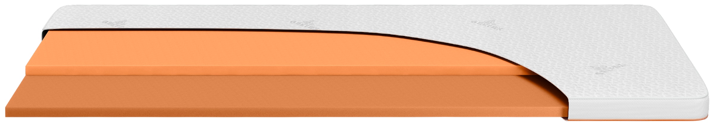 Beka® »Gelschaum Topper GELTEX® Next Horizon Firm« Mousse GELTEX® 100%, hauteur 7 cm, RG43, réversible, 90x200 cm et plus de tailles