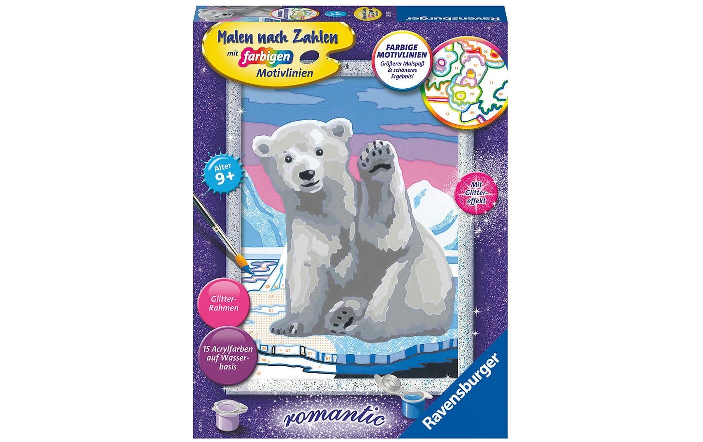 Ravensburger Malen nach Zahlen »Ravensburger Malen nach Zahlen Hallo kleiner Eisbär«