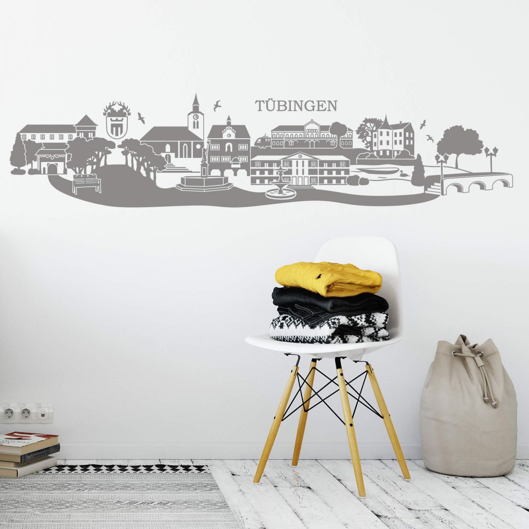 Image of Wall-Art Wandtattoo »XXL Stadt Skyline Tübingen 150cm«, (1 St.) bei Ackermann Versand Schweiz