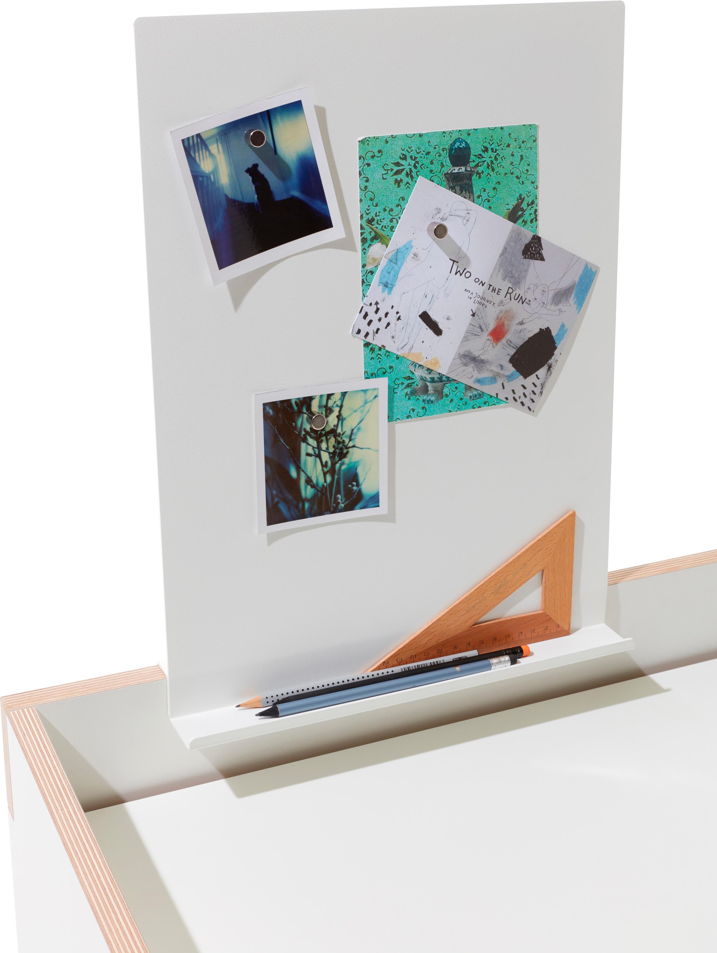 Image of Müller SMALL LIVING Magnettafel »FLAI Magnetboard mit Ablage«, geeignet für Kanten mit 18 mm Materialstärke bei Ackermann Versand Schweiz