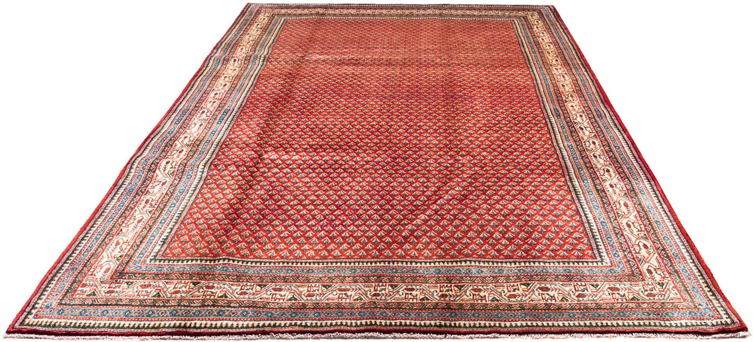 Image of morgenland Orientteppich »Perser - Mir - 308 x 211 cm - dunkelrot«, rechteckig, 10 mm Höhe, Wohnzimmer, Handgeknüpft, Einzelstück mit Zertifikat bei Ackermann Versand Schweiz